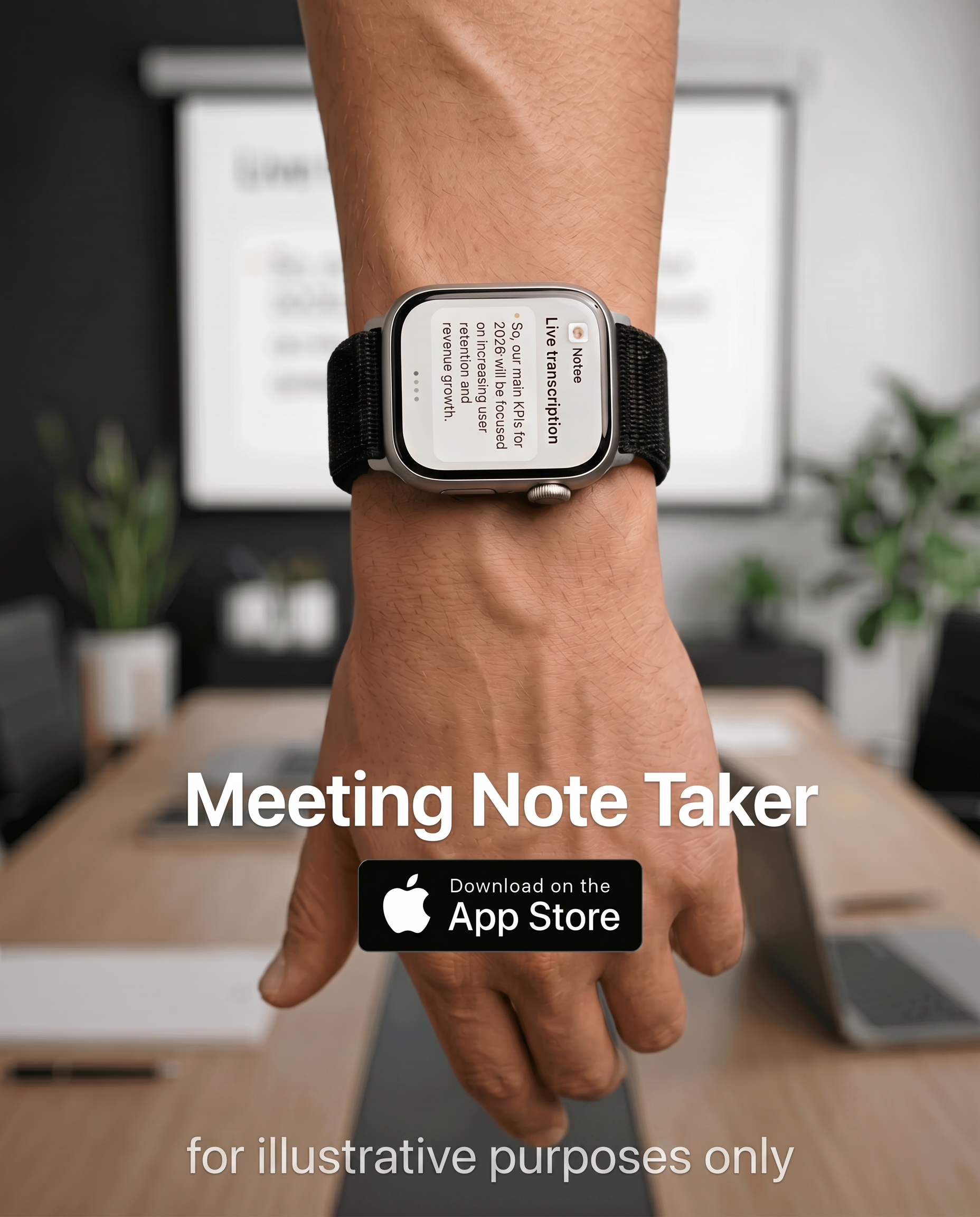 Notee: AI Note Taker Facebook ad