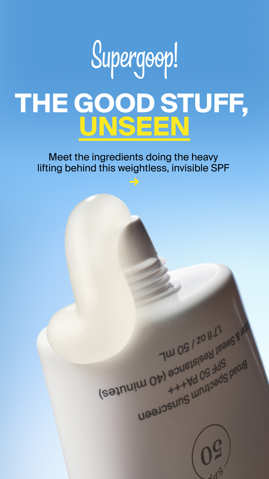 Supergoop Facebook ad