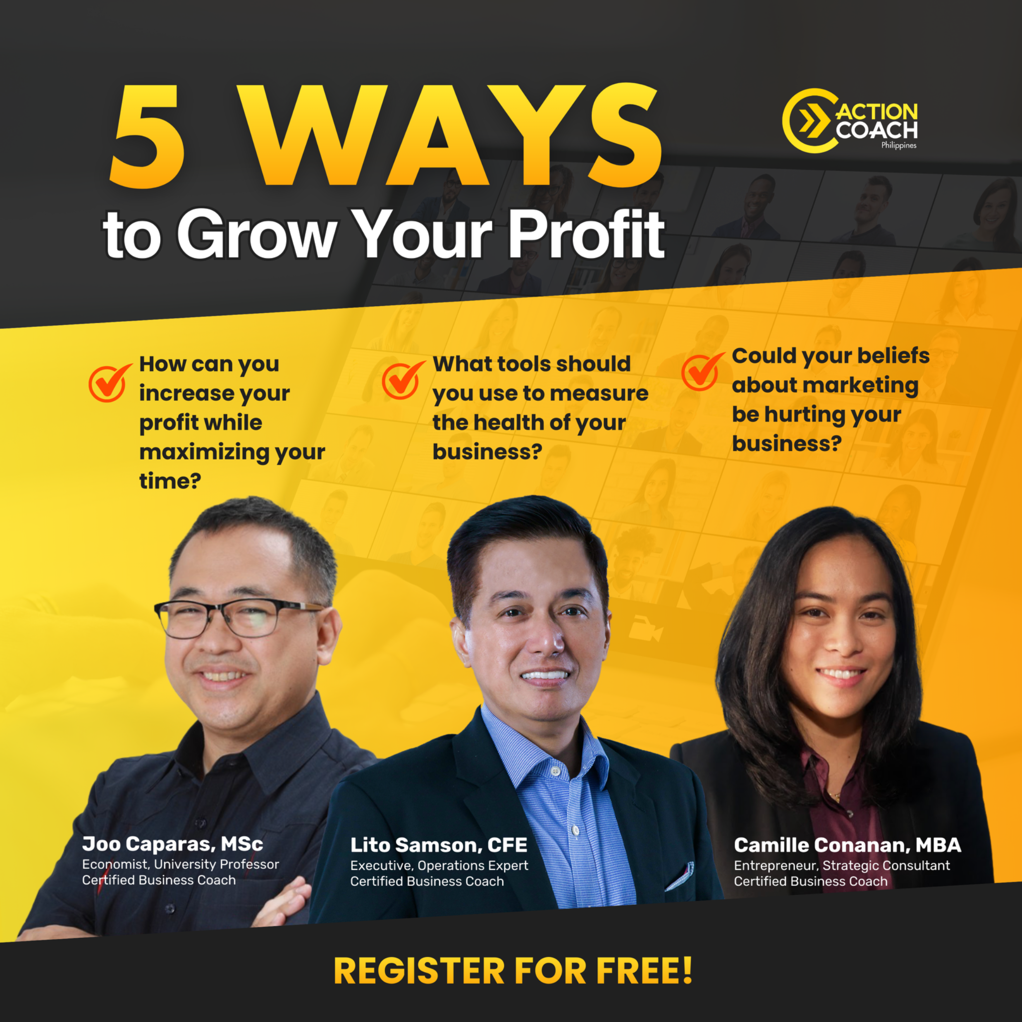 ActionCOACH Philippines Facebook ad