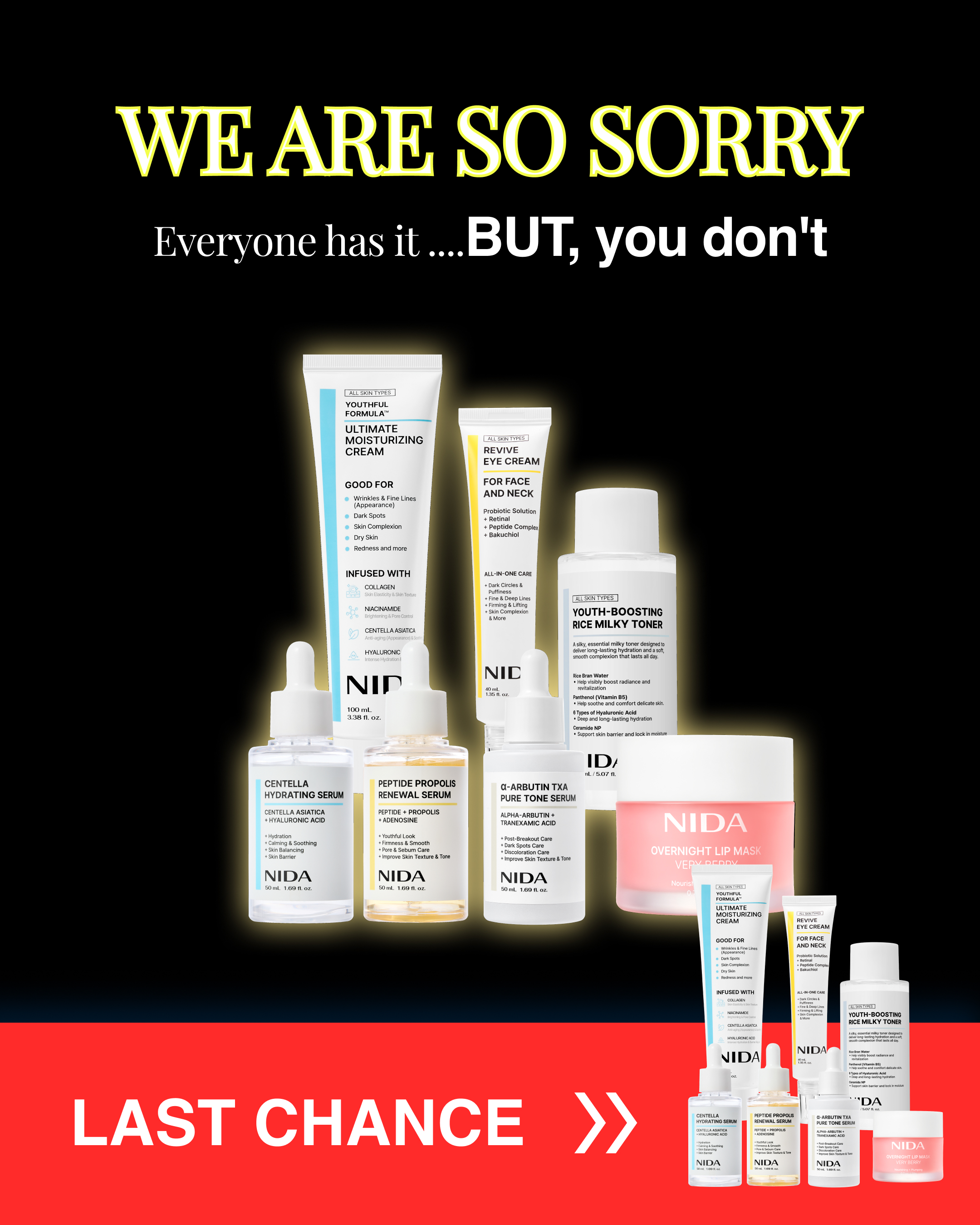Korean Skincare 101 Facebook ad