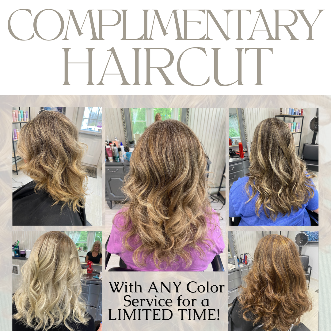 Lori's Back Yard Hair Studio Facebook ad: Claim Complimentary Haircut!
