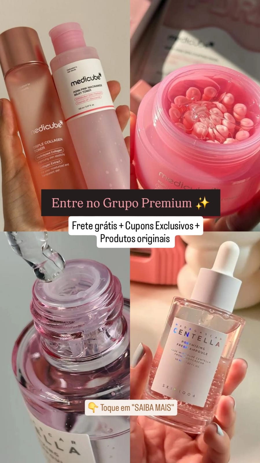 Trendselect2025 Facebook ad: Se você ama skincare coreano.