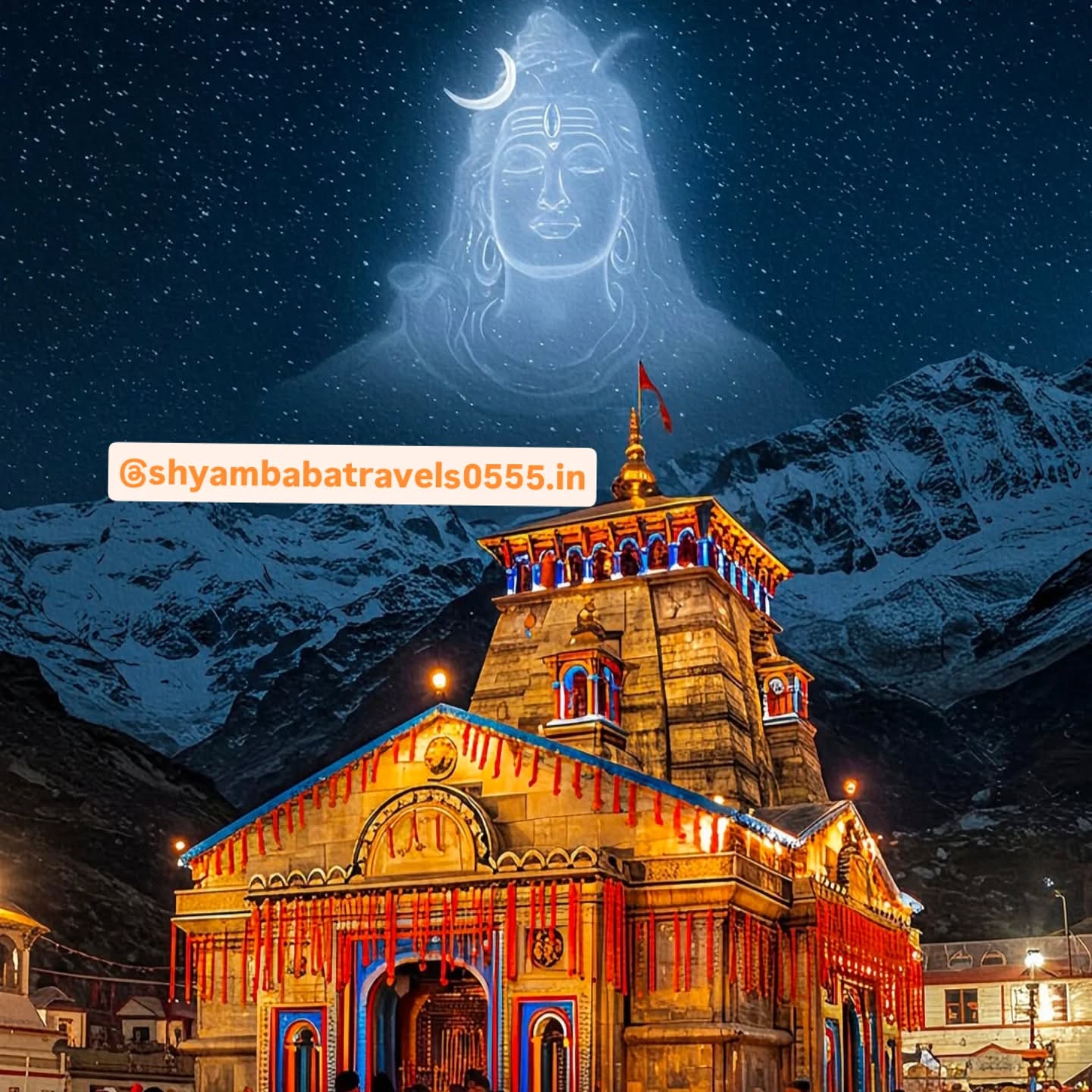 Shyam Baba Tour and Travel Facebook ad: Hurry up for Booking Chardham yatra, doh Dham…