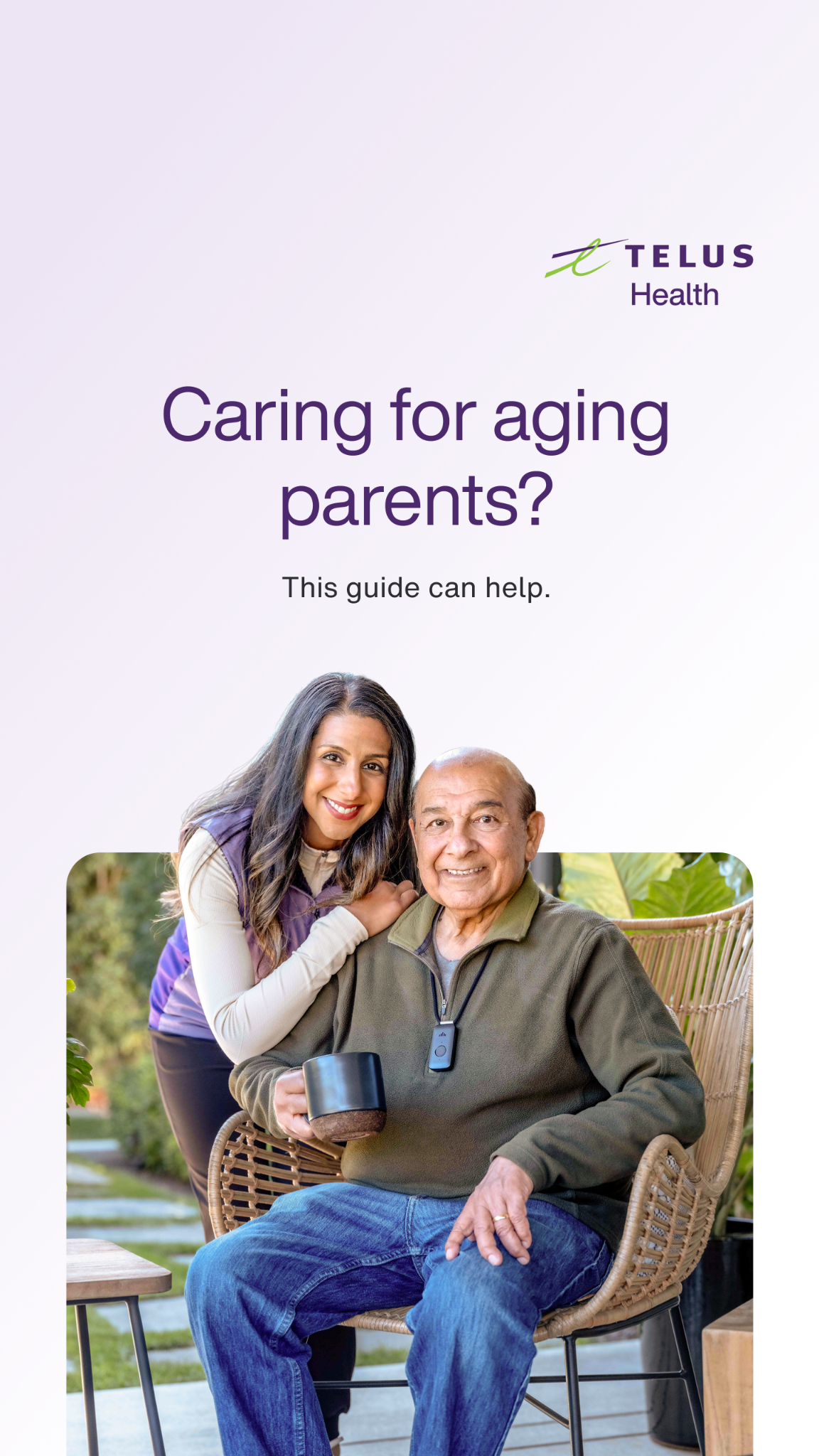 TELUS Health Facebook ad: Read the guide.