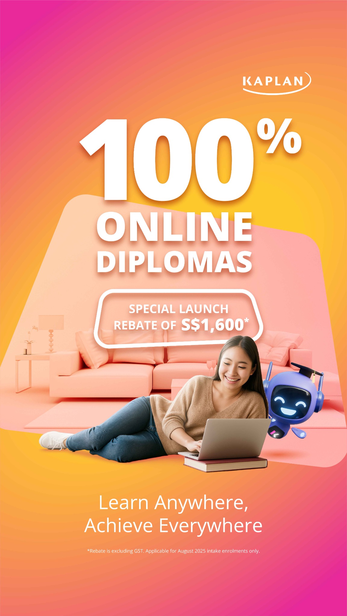Kaplan Singapore Facebook ad