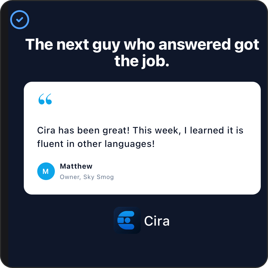 Get Cira Facebook ad