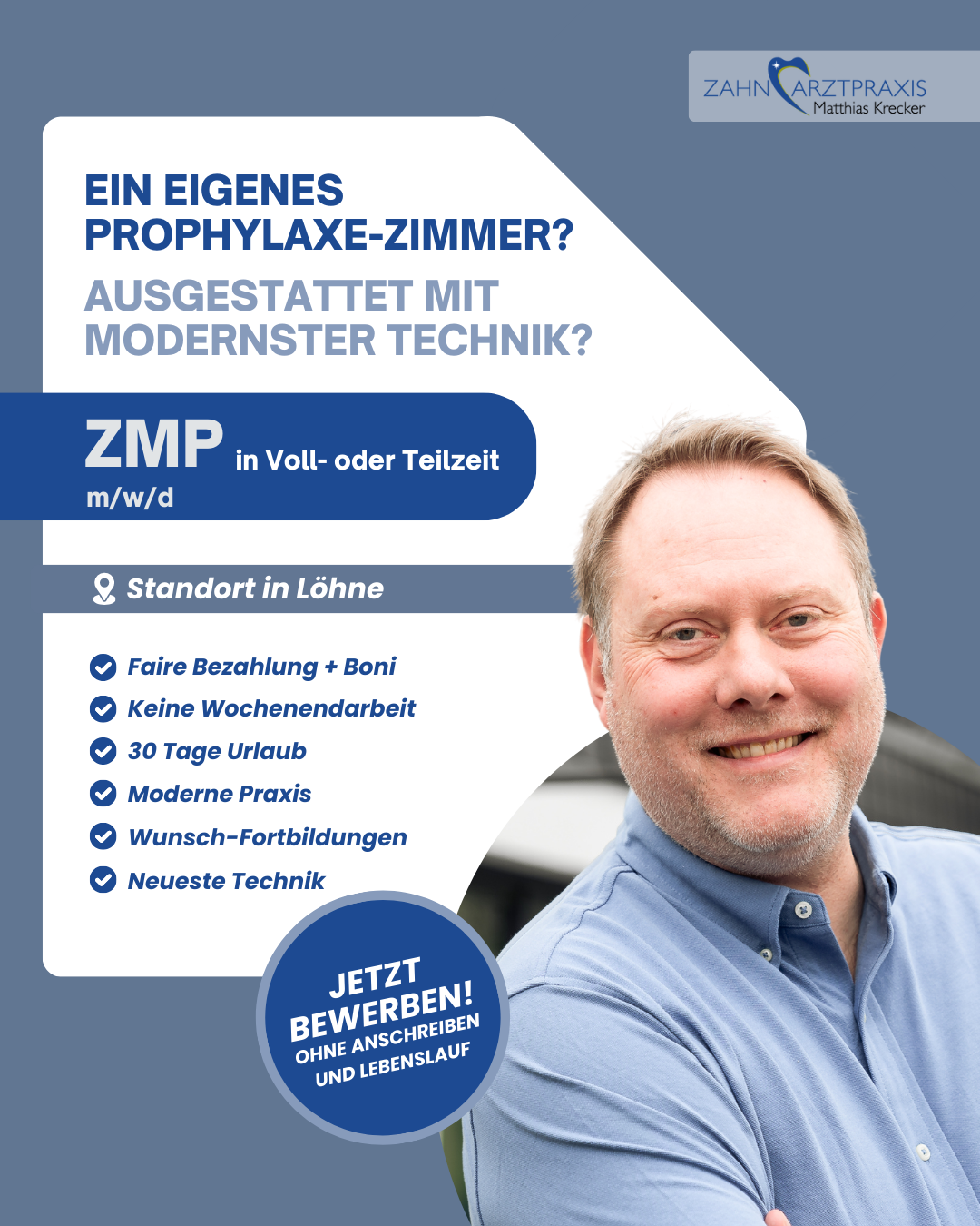 Zahnarztpraxis Krecker Facebook ad