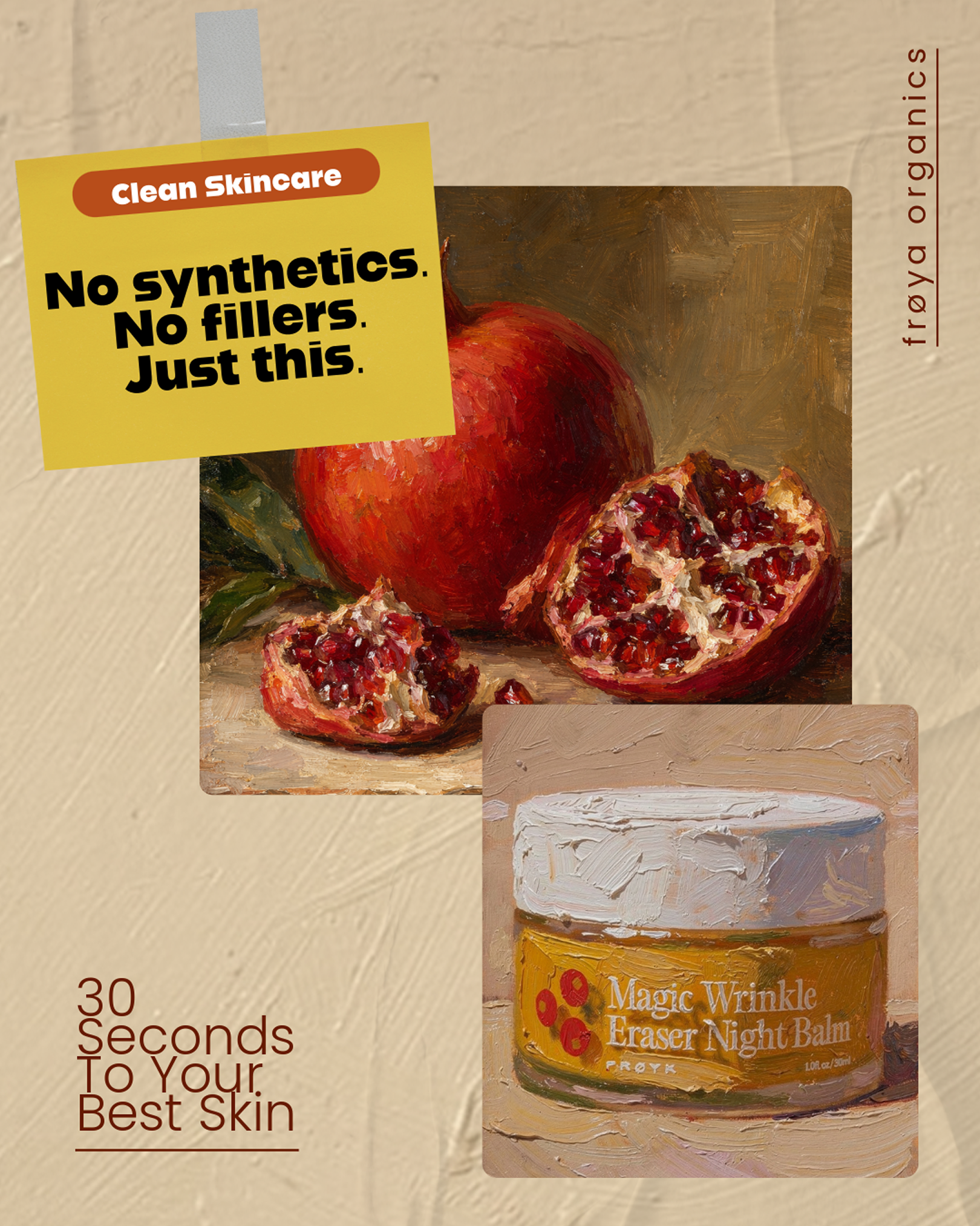 Frøya Organics Facebook ad
