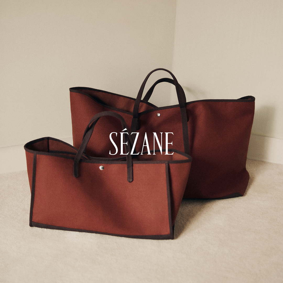 Sézane Facebook ad: Accessoires en toile