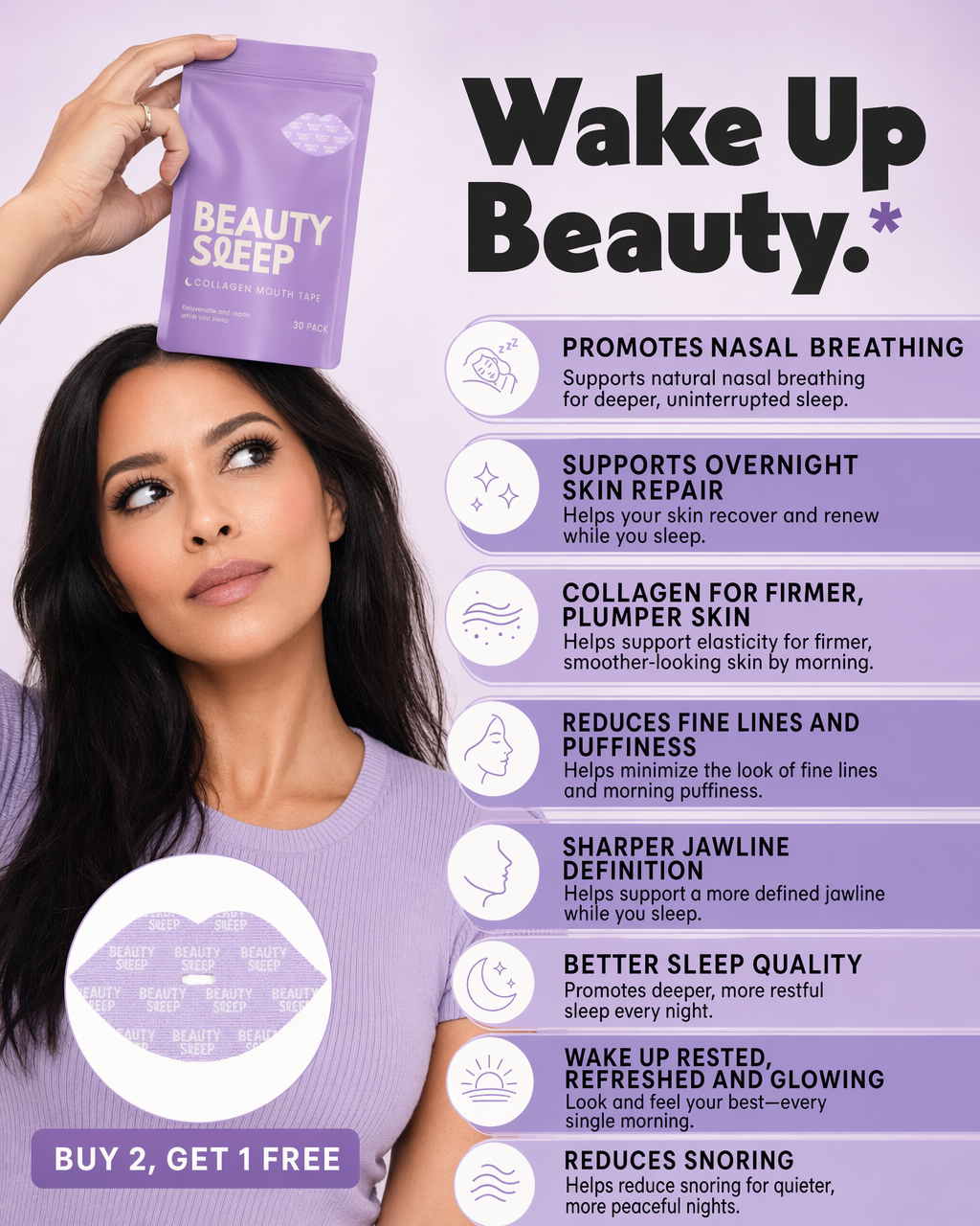 Beauty Sleep Facebook ad
