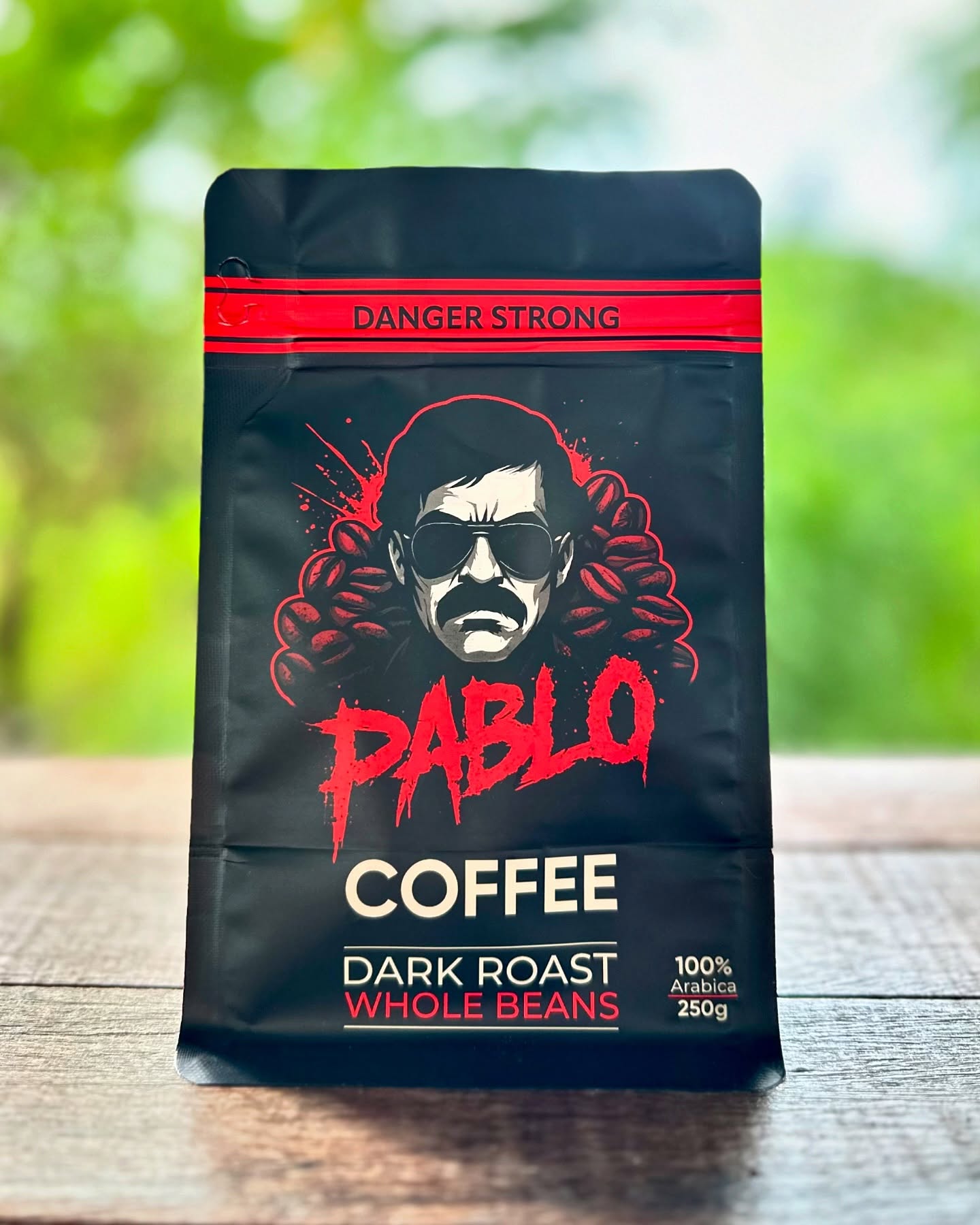 Pablo Coffee Facebook ad: PABLO COFFEE, DARK ROAST