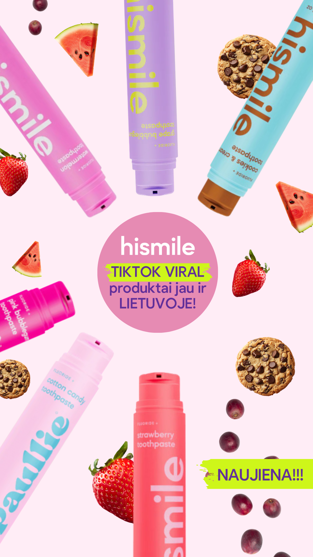 Hismile Baltics Facebook ad