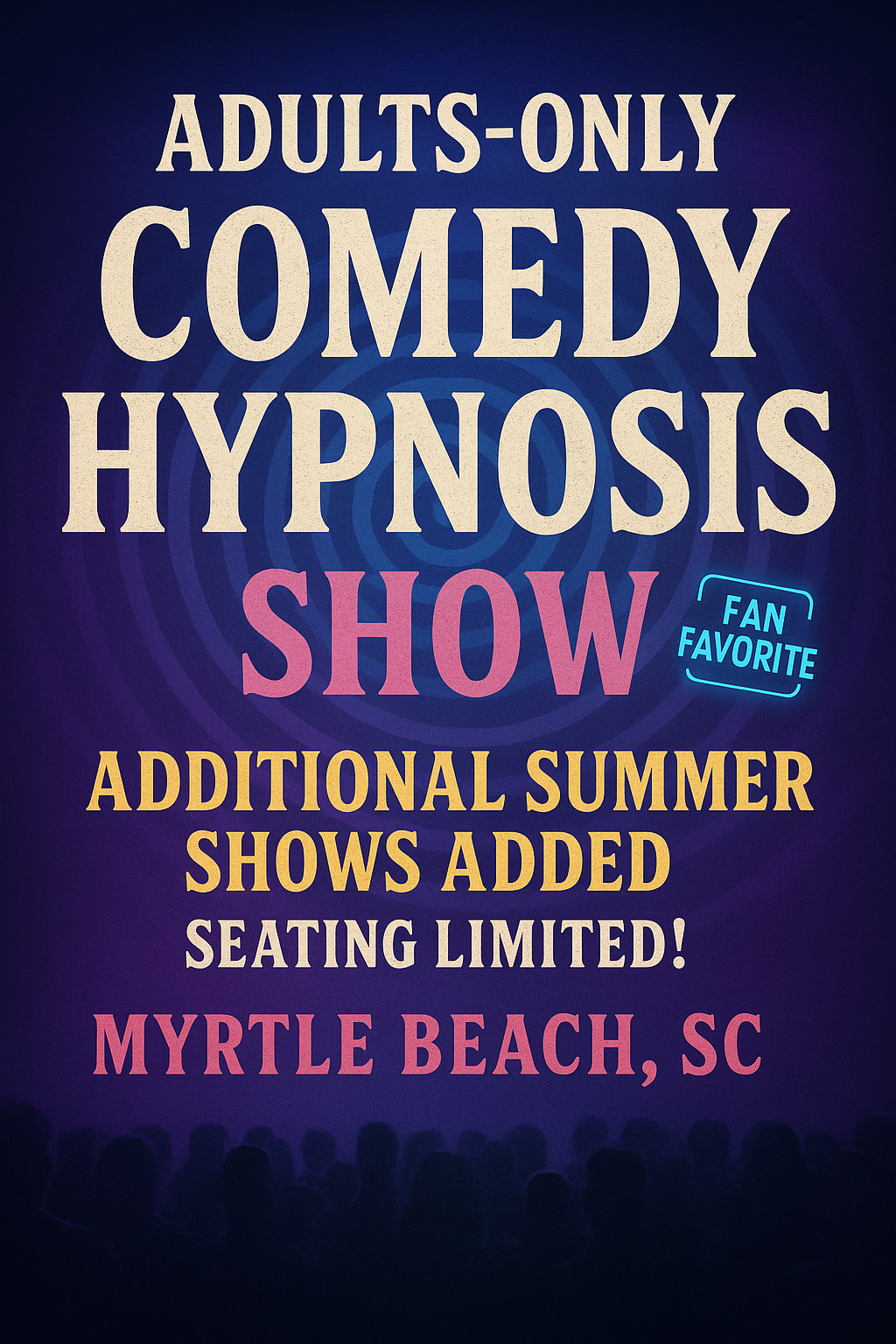 Steve Falcon's Comedy Hypnosis Hour Facebook ad