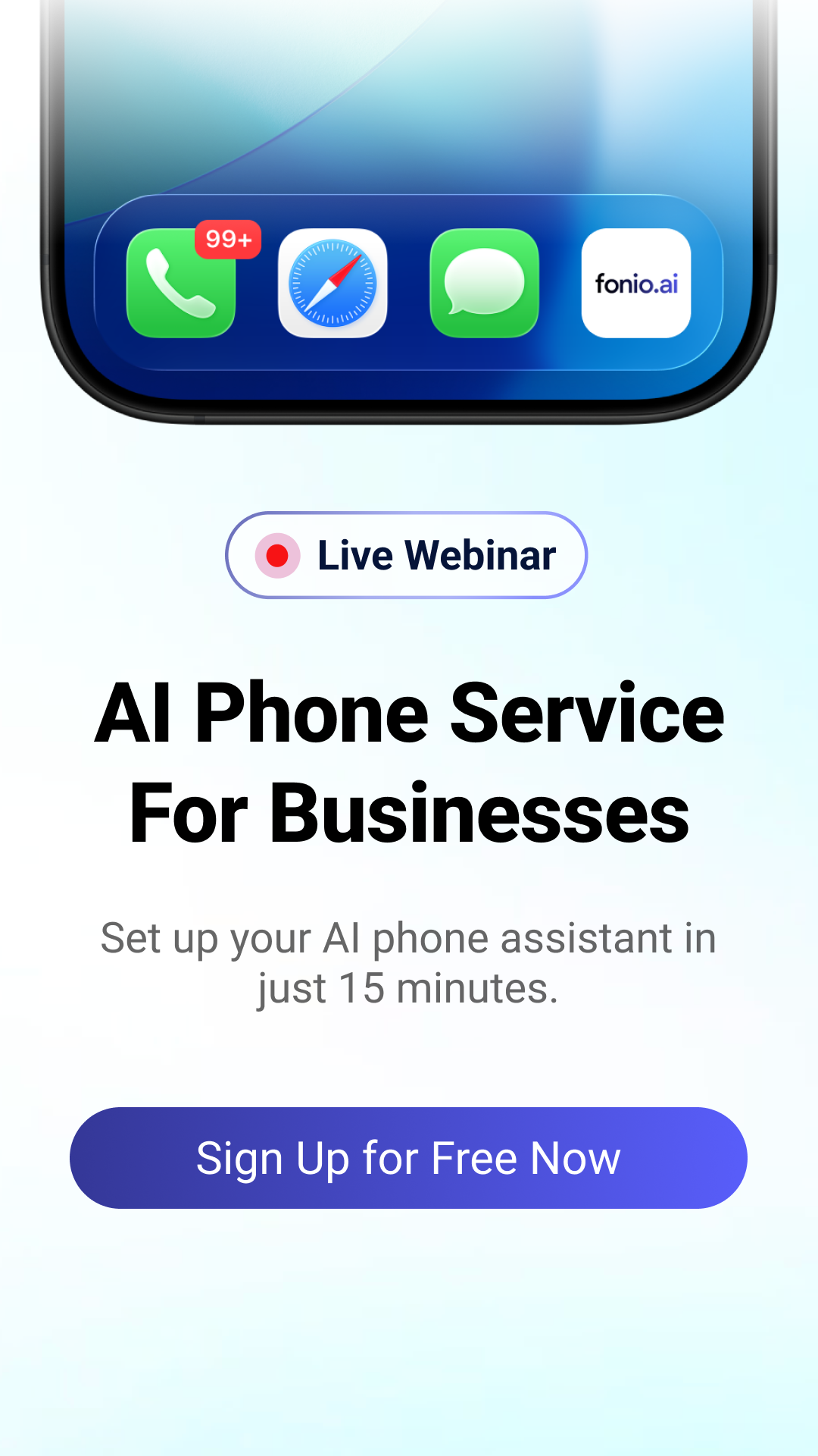 Fonio.ai Facebook ad