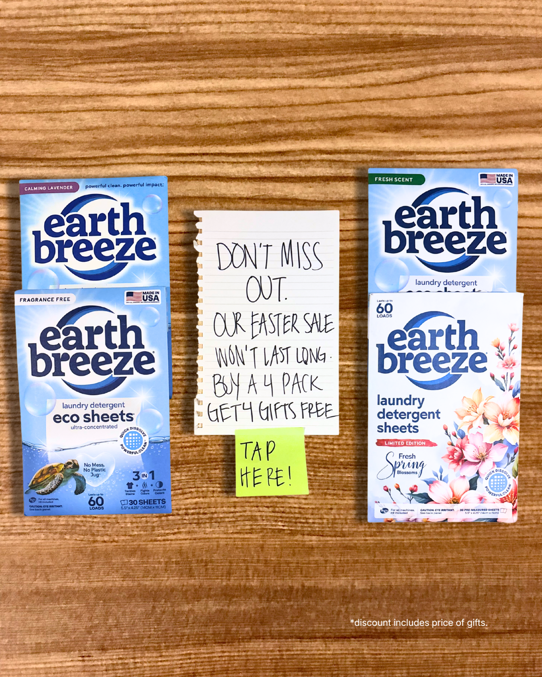 Earth Breeze Facebook ad