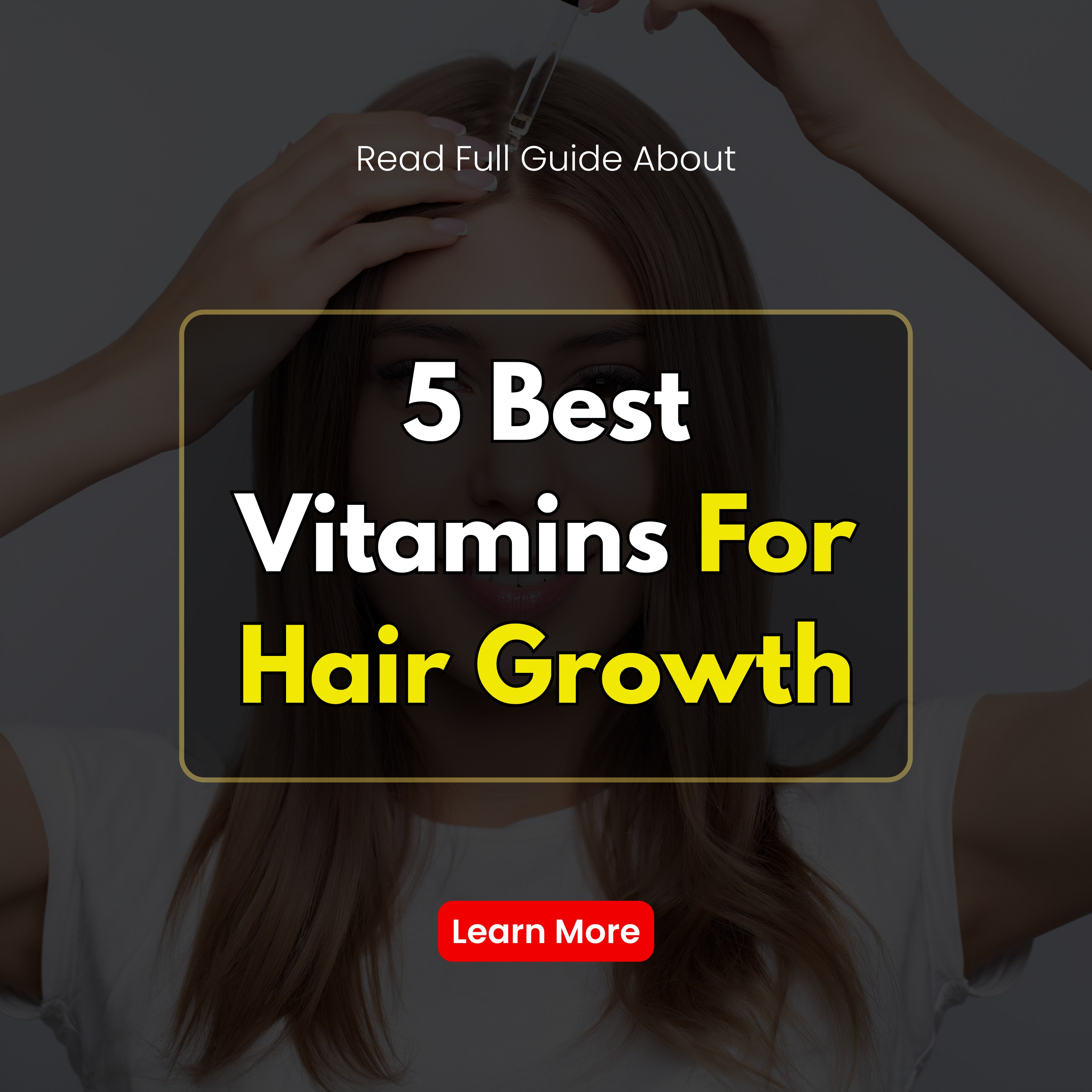 Curious Collective Facebook ad: Read More About 5 Best Vitamins for Hair Growth