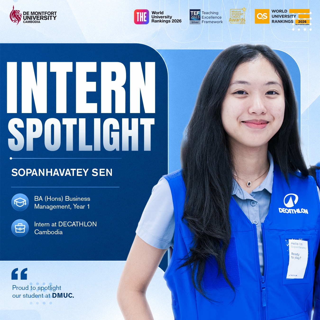 De Montfort University Cambodia Facebook ad