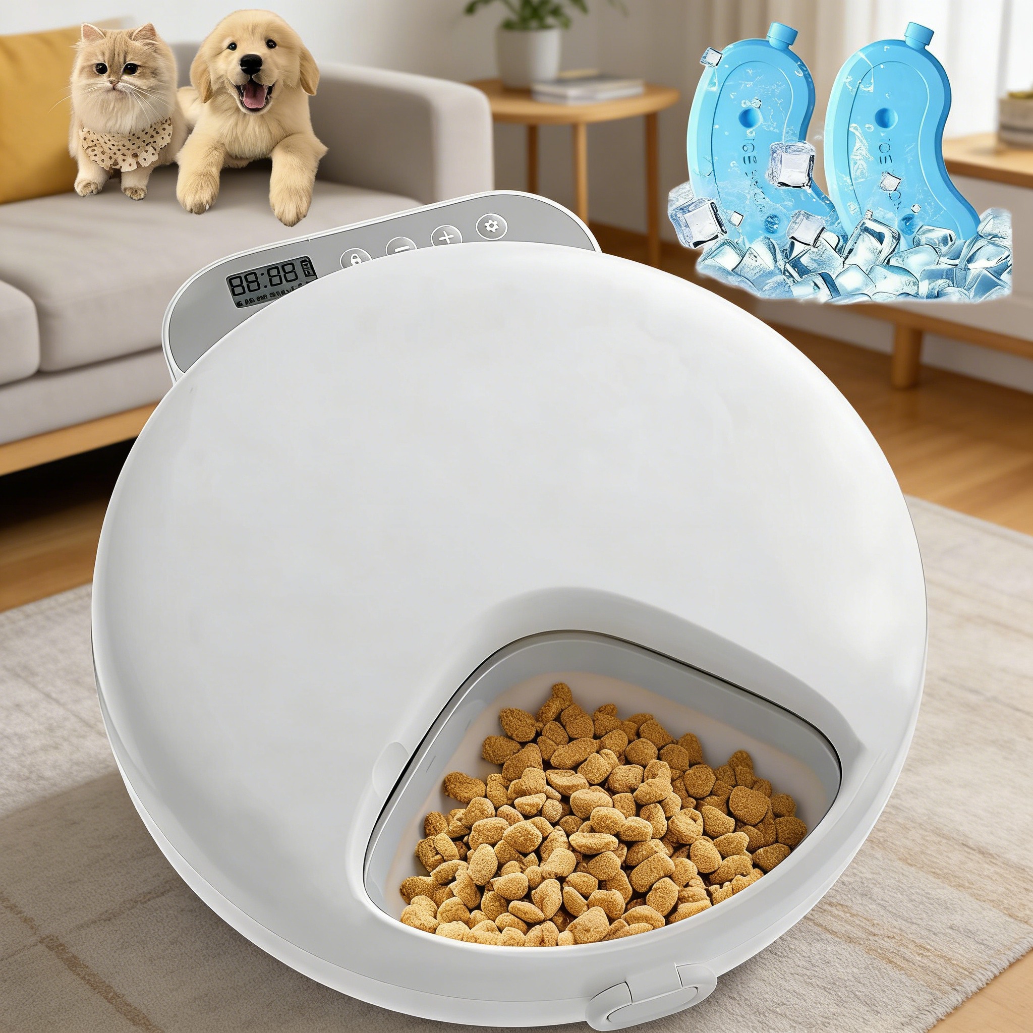 HoperMars Facebook ad: Distributeur automatique intelligent pour animaux de…
