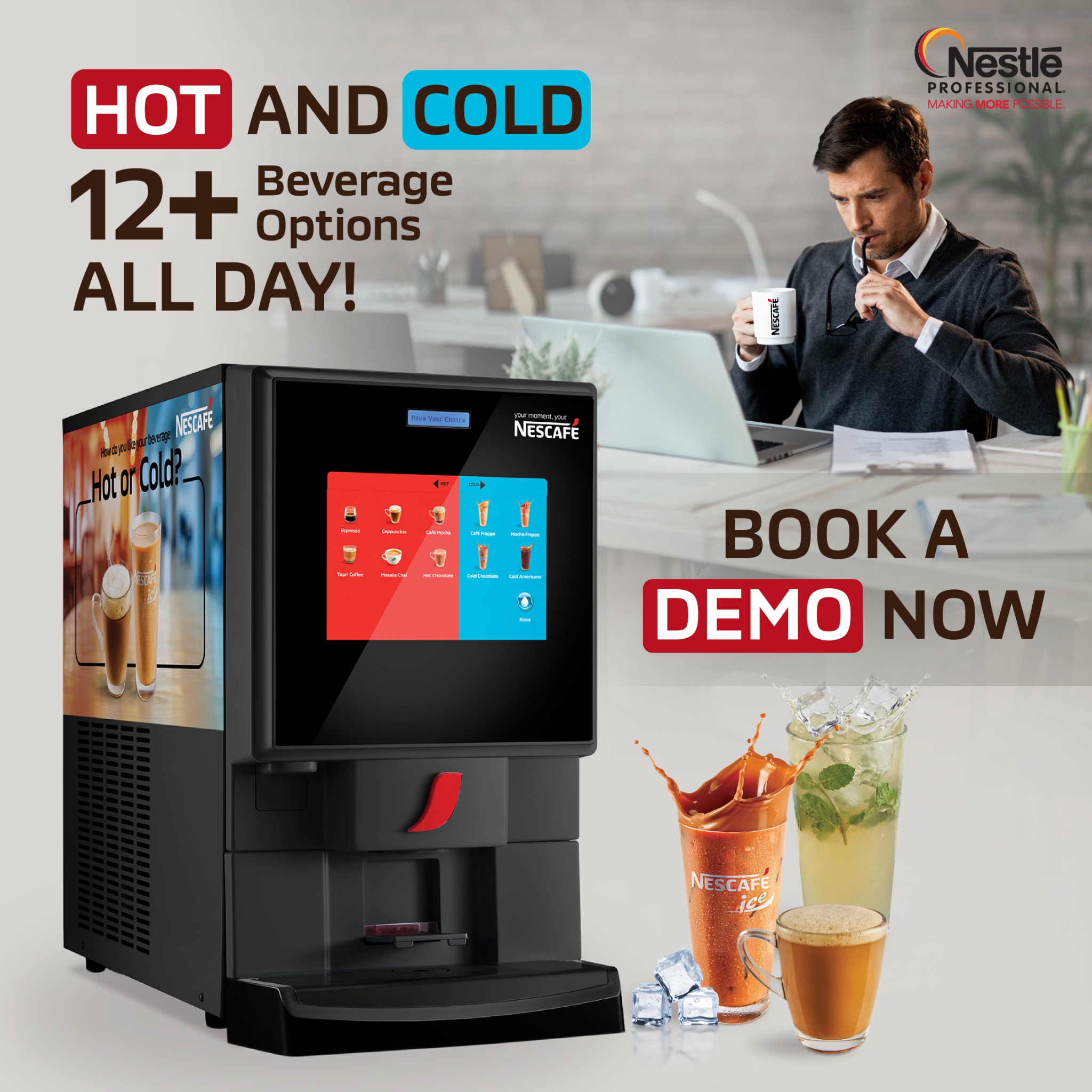 Nestle Professional India Facebook ad: Schedule a Demo Now!