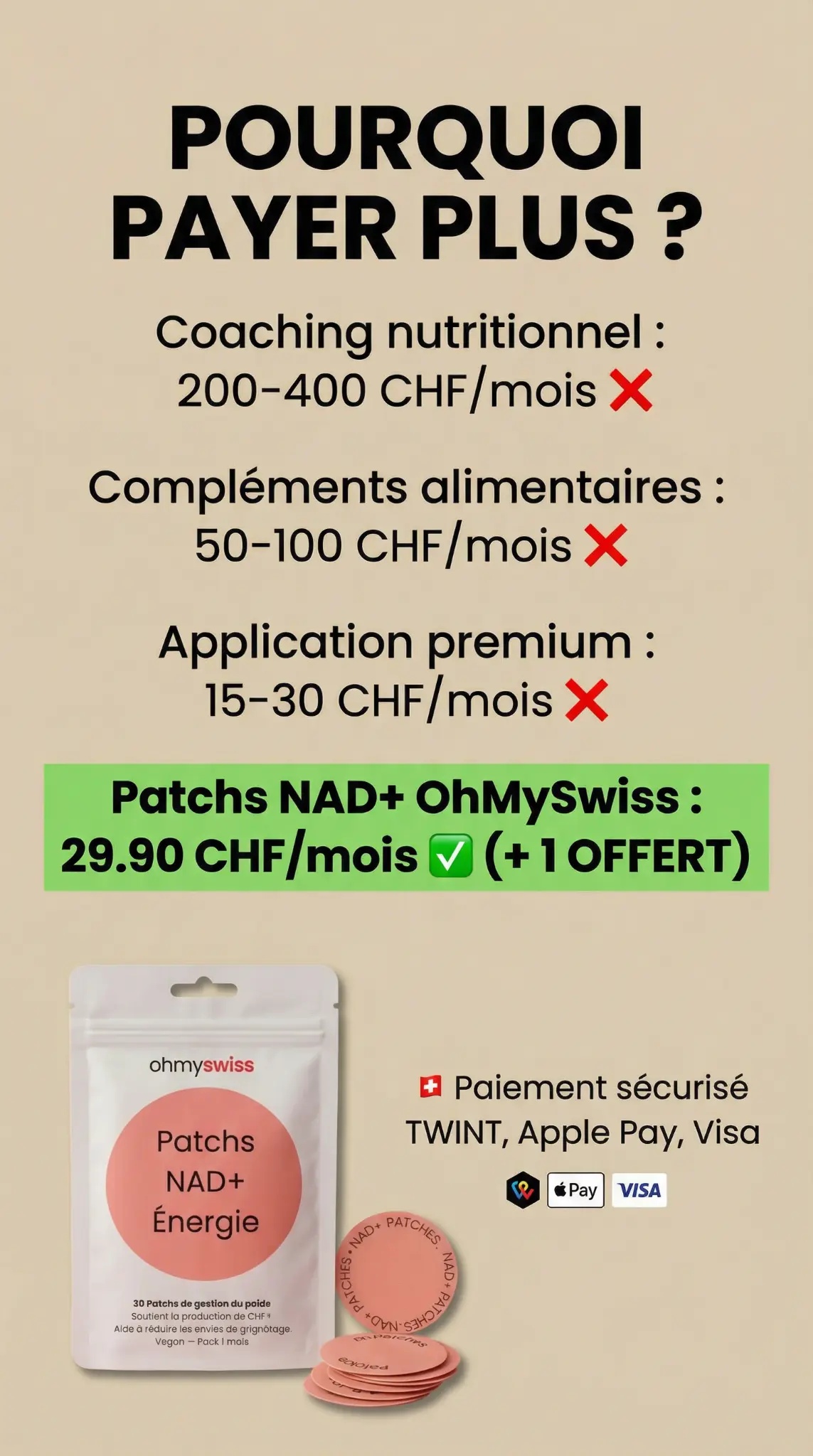 Home Swiss Facebook ad