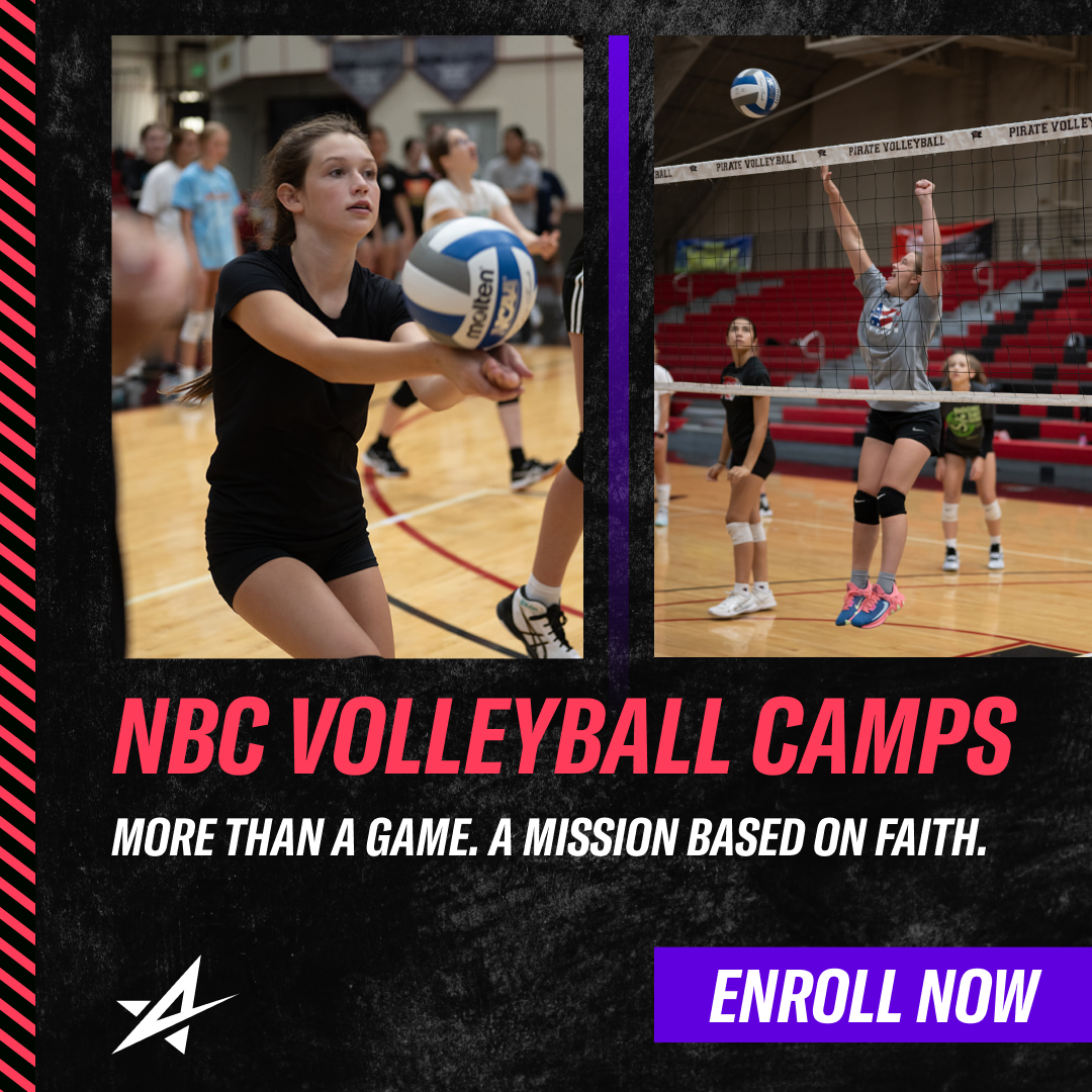 NBC Volleyball Camps! Facebook ad from Mar 7, 2026