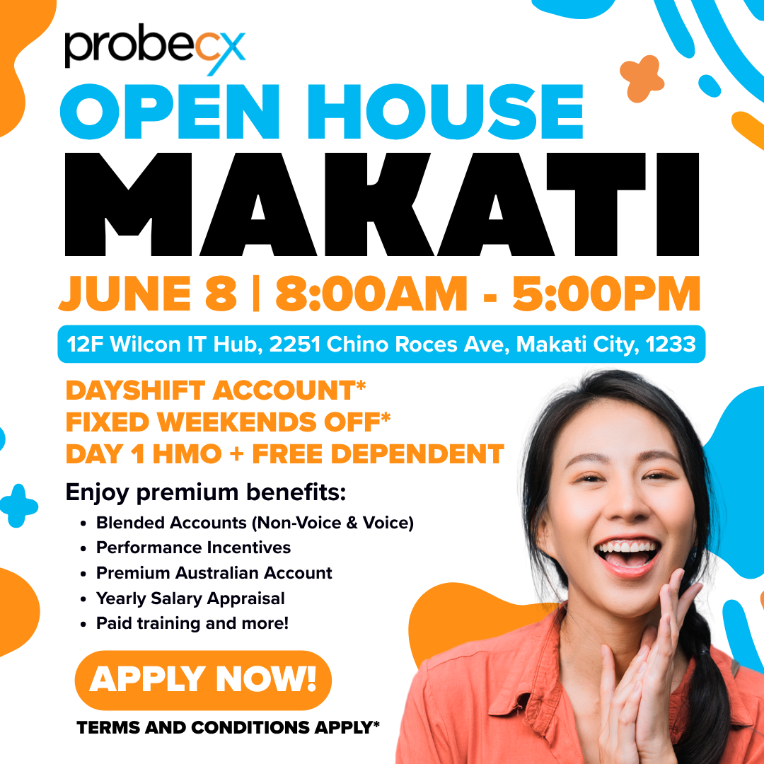 Probe CX Philippines Facebook ad
