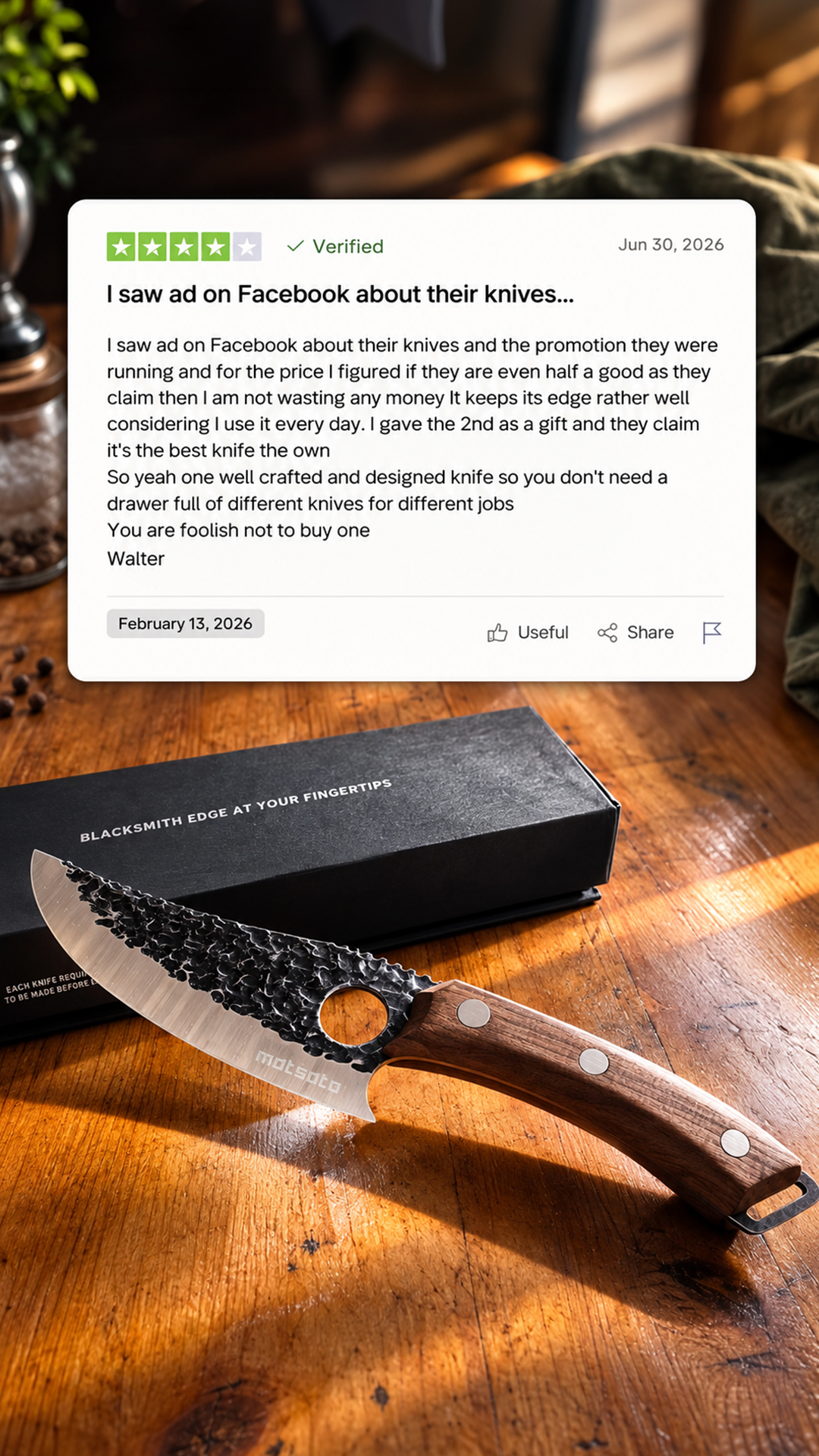 Matsato Facebook ad