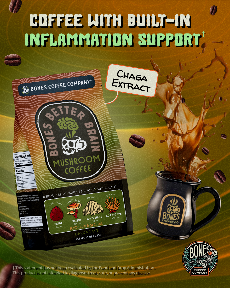 Bones Coffee Company Facebook ad