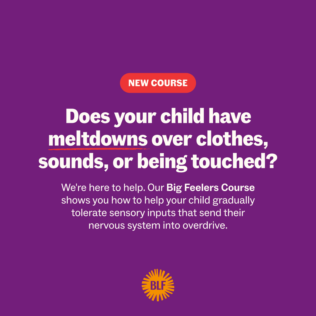 Big Little Feelings Facebook ad: An All New Course for Ages 1-10