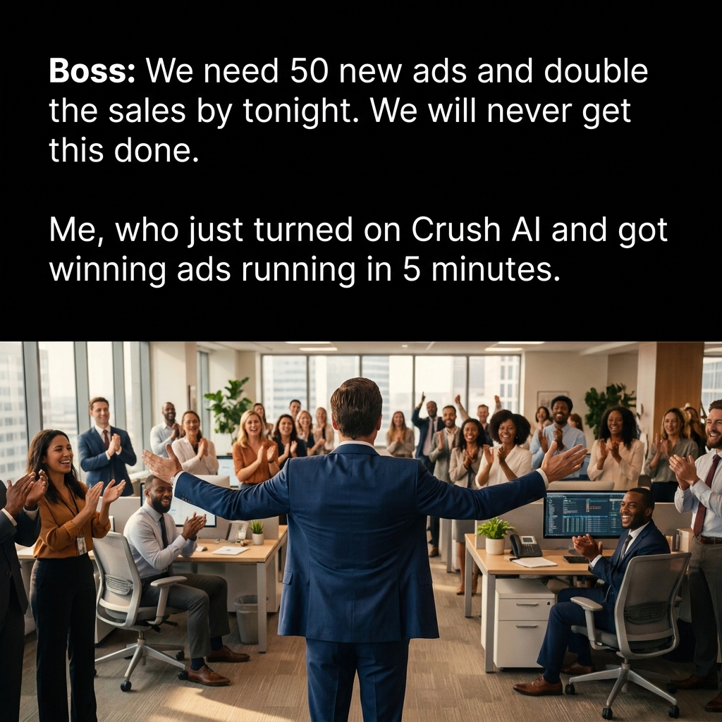 trycrush.ai Facebook ad
