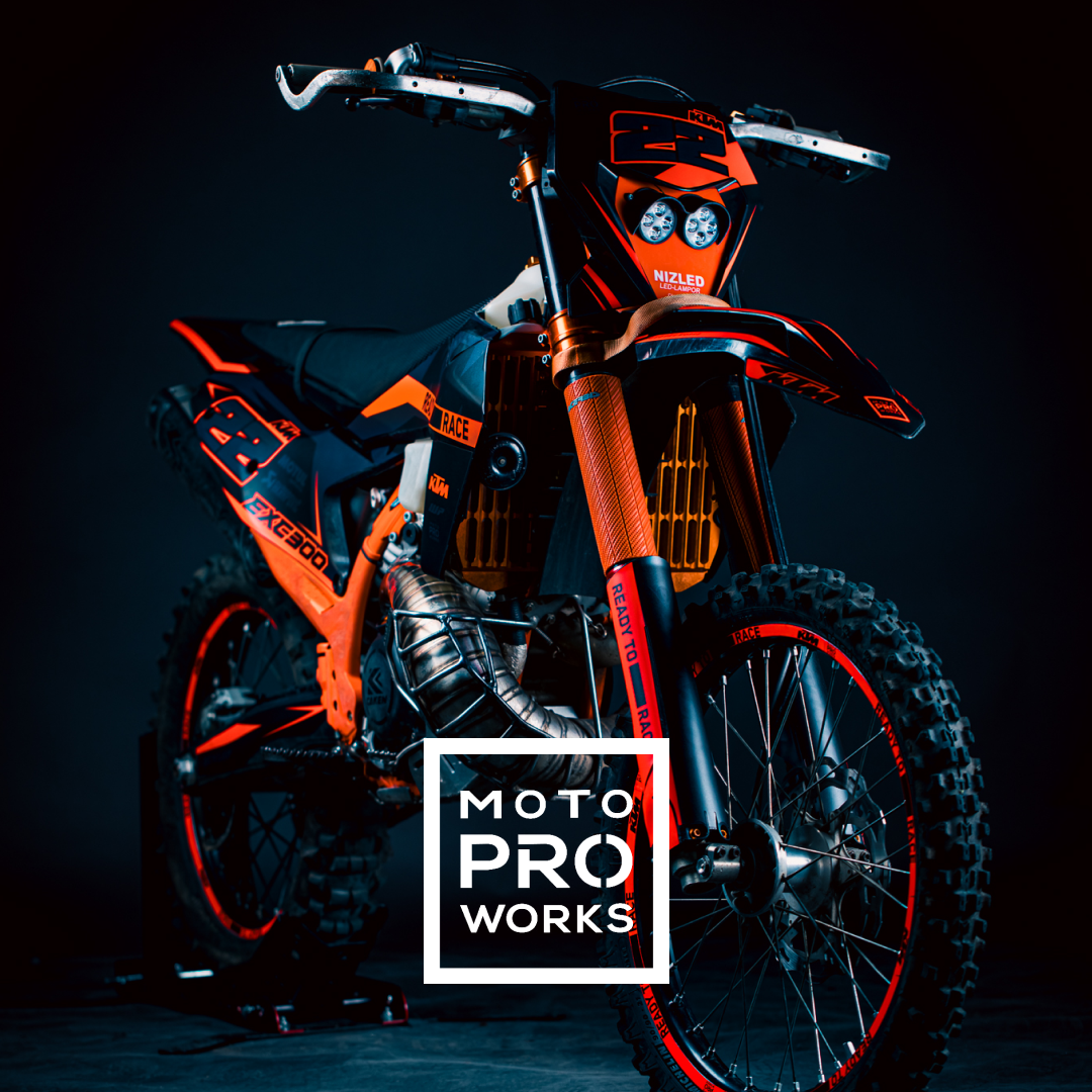 Motoproworks Facebook ad: Nothing basic. Premium laminates with grip, style, and…
