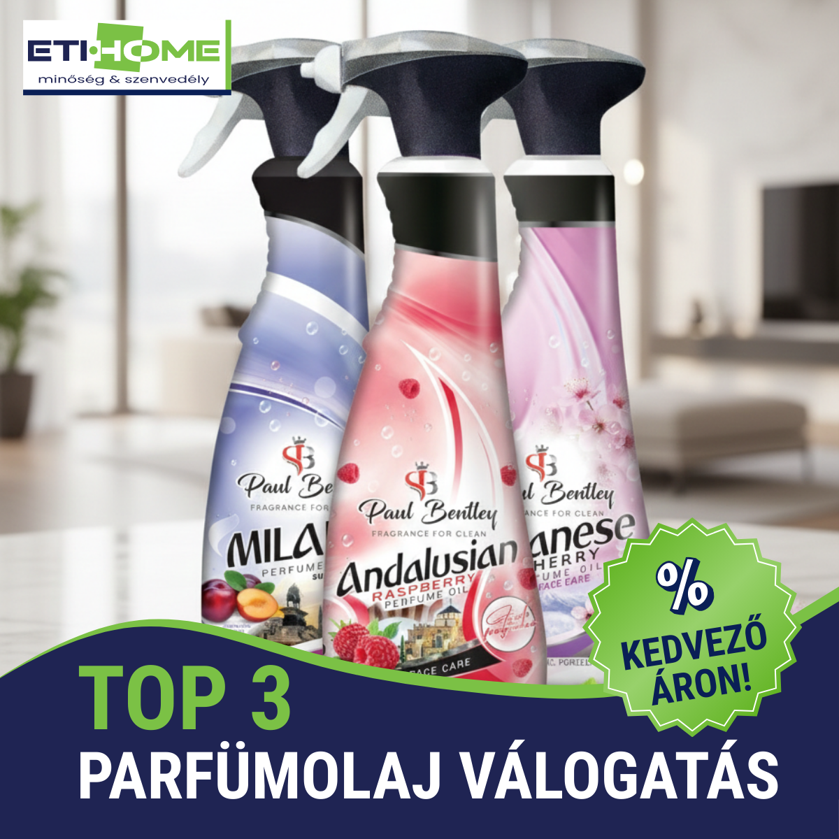 ETI-Home Facebook ad: Három ikonikus illat!