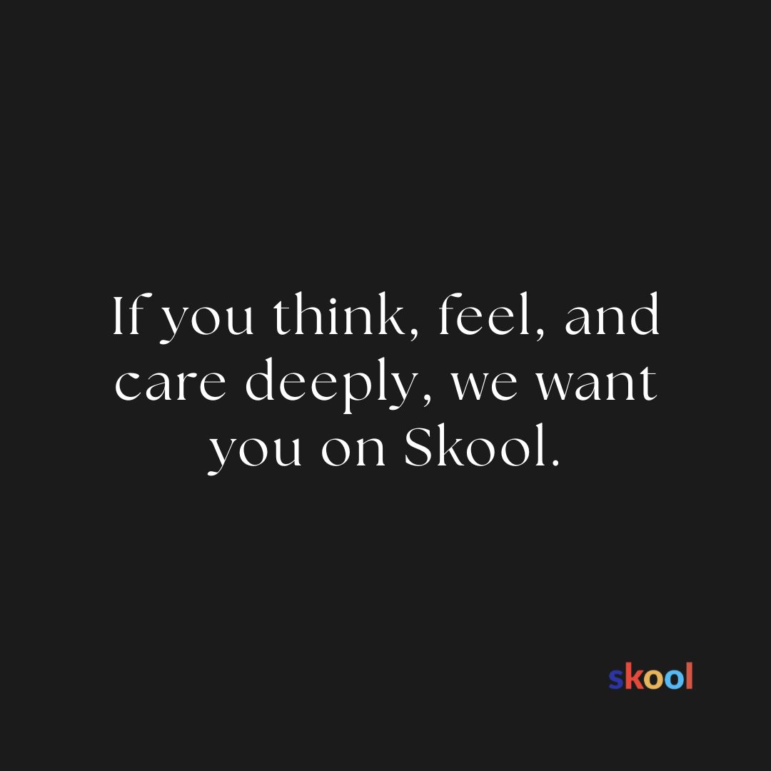 Skool Facebook ad