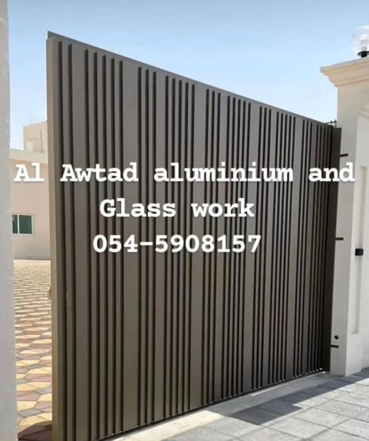 Al Awtad Aluminum UAE Facebook ad: Al Awtad Aluminium & Glass Work