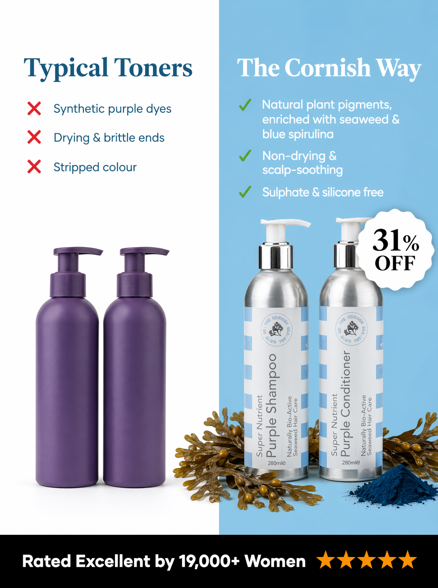 The Cornish Seaweed Bath Company Facebook ad