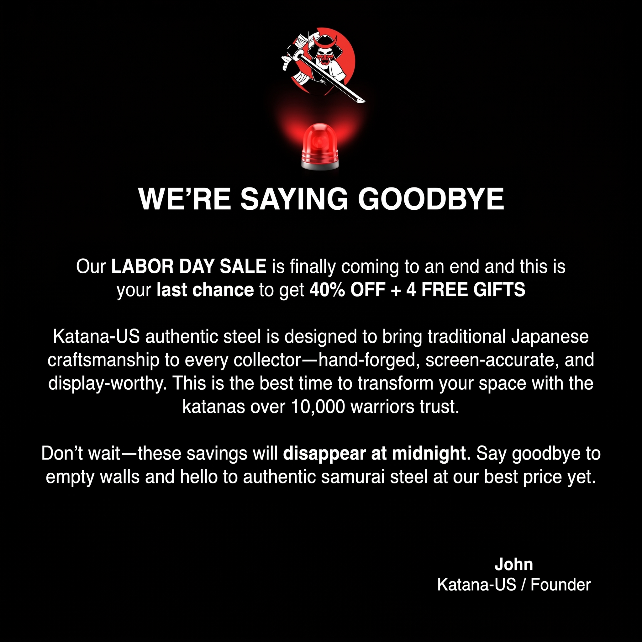 Katana US Facebook ad