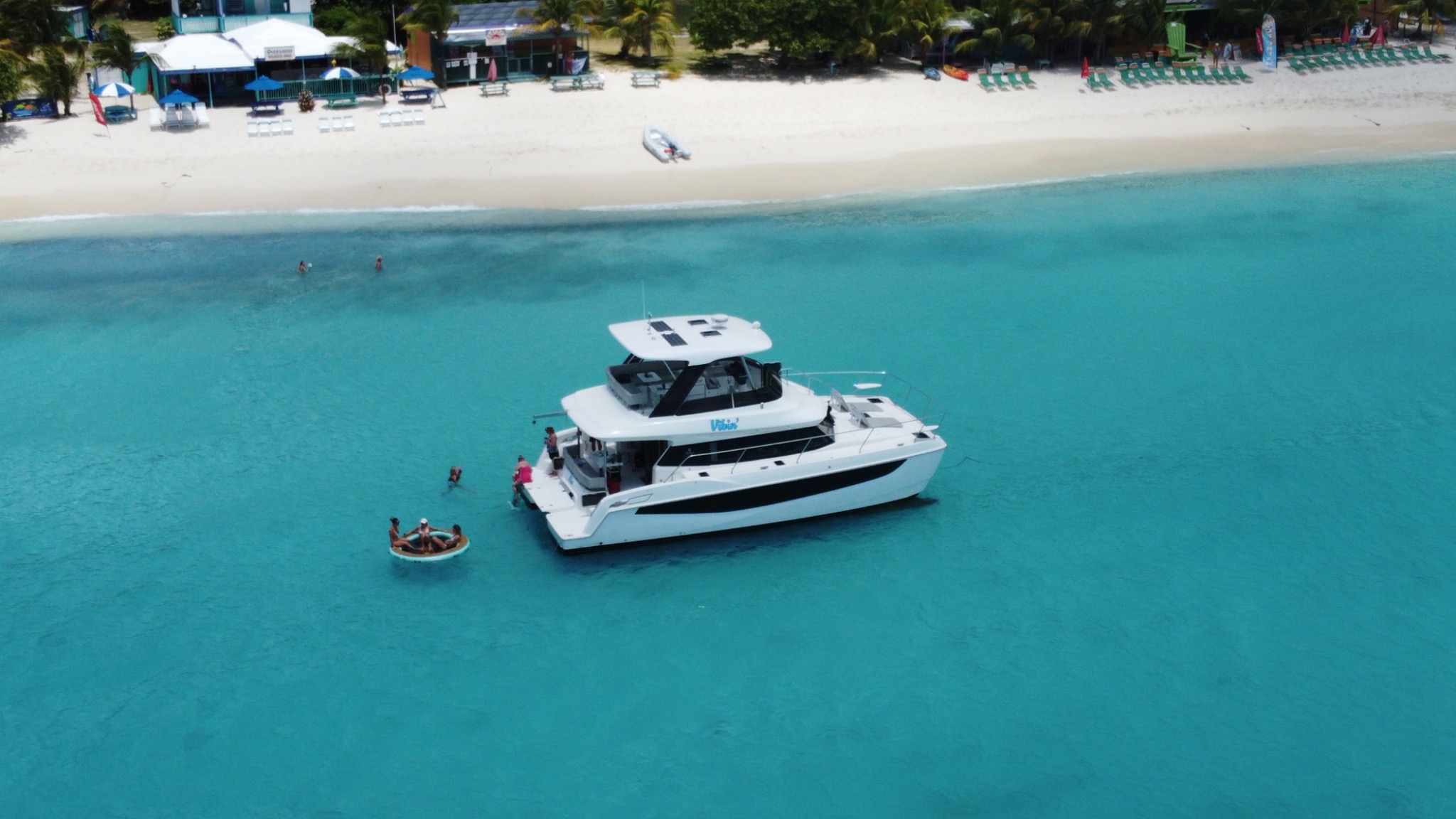 Vibin' VI Facebook ad: Offering LUXURY private USVI & BVI day trips…