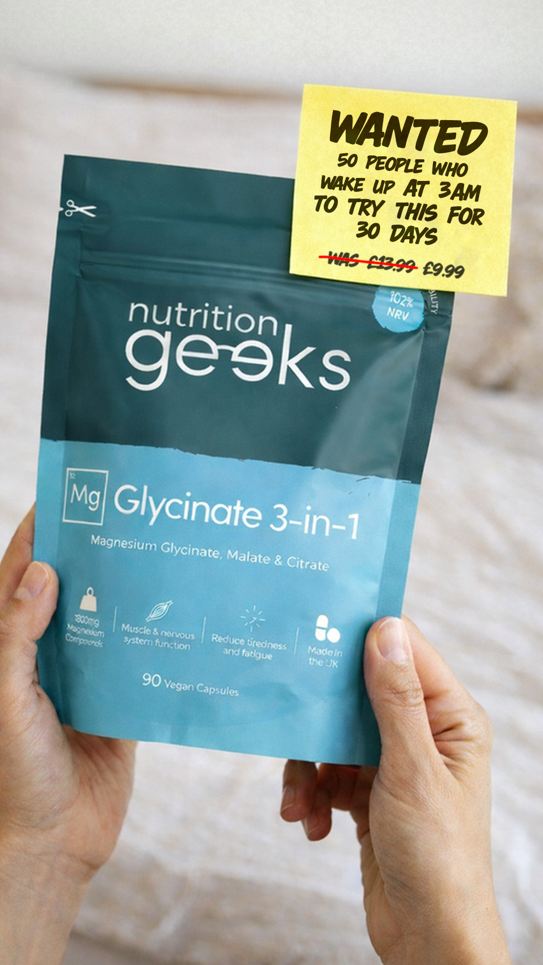 Nutrition Geeks Facebook ad