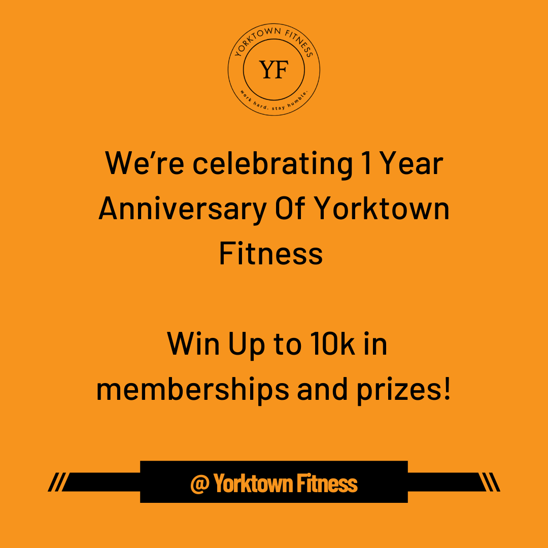 Yorktown Fitness Facebook ad: 𝐁𝐮𝐫𝐧 𝐅𝐚𝐭 & 𝐖𝐈𝐍 𝐁𝐈𝐆!