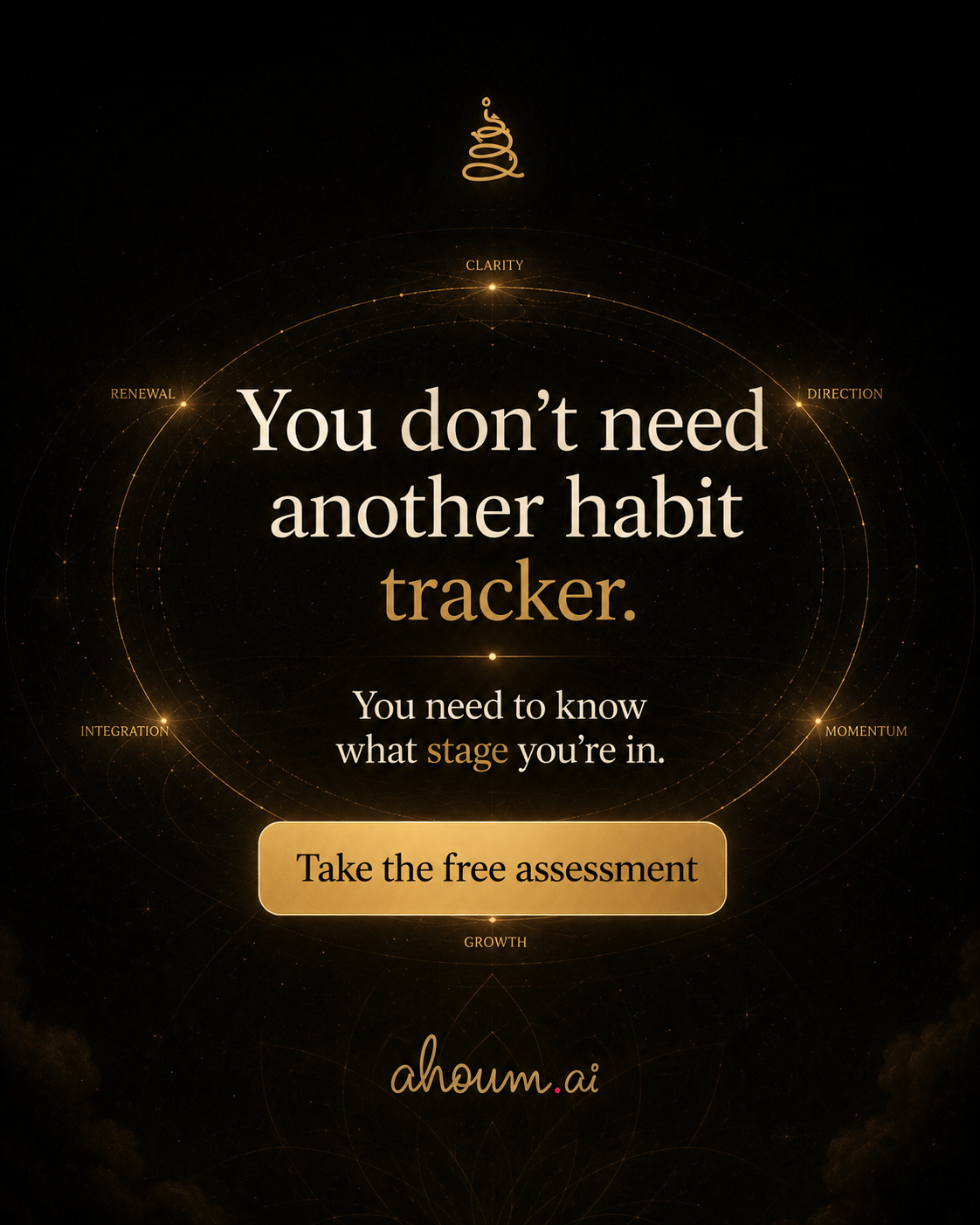 Ahoum Facebook ad: See Your Mind Clearly