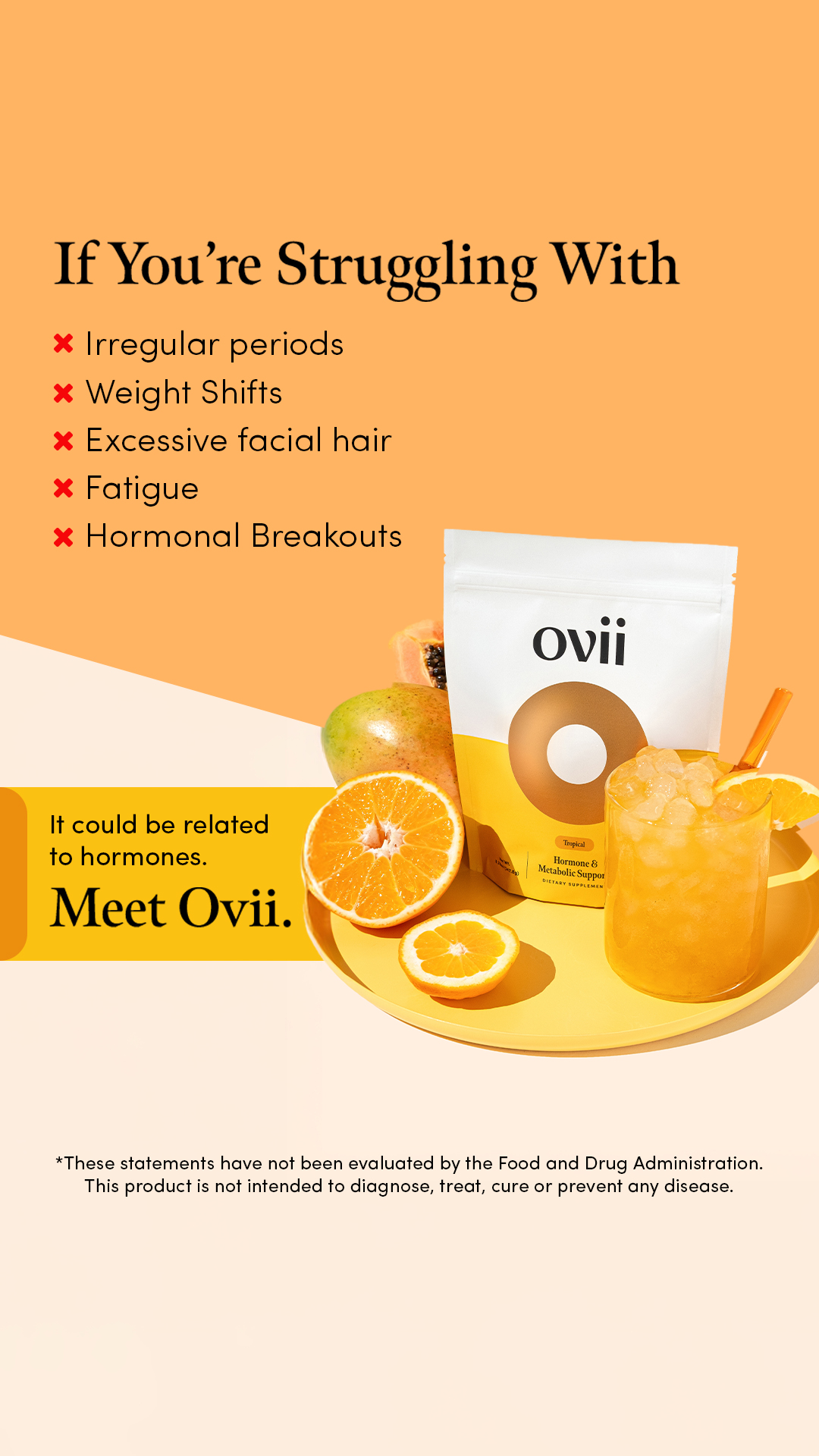 Ovii Facebook ad from Mar 4, 2026