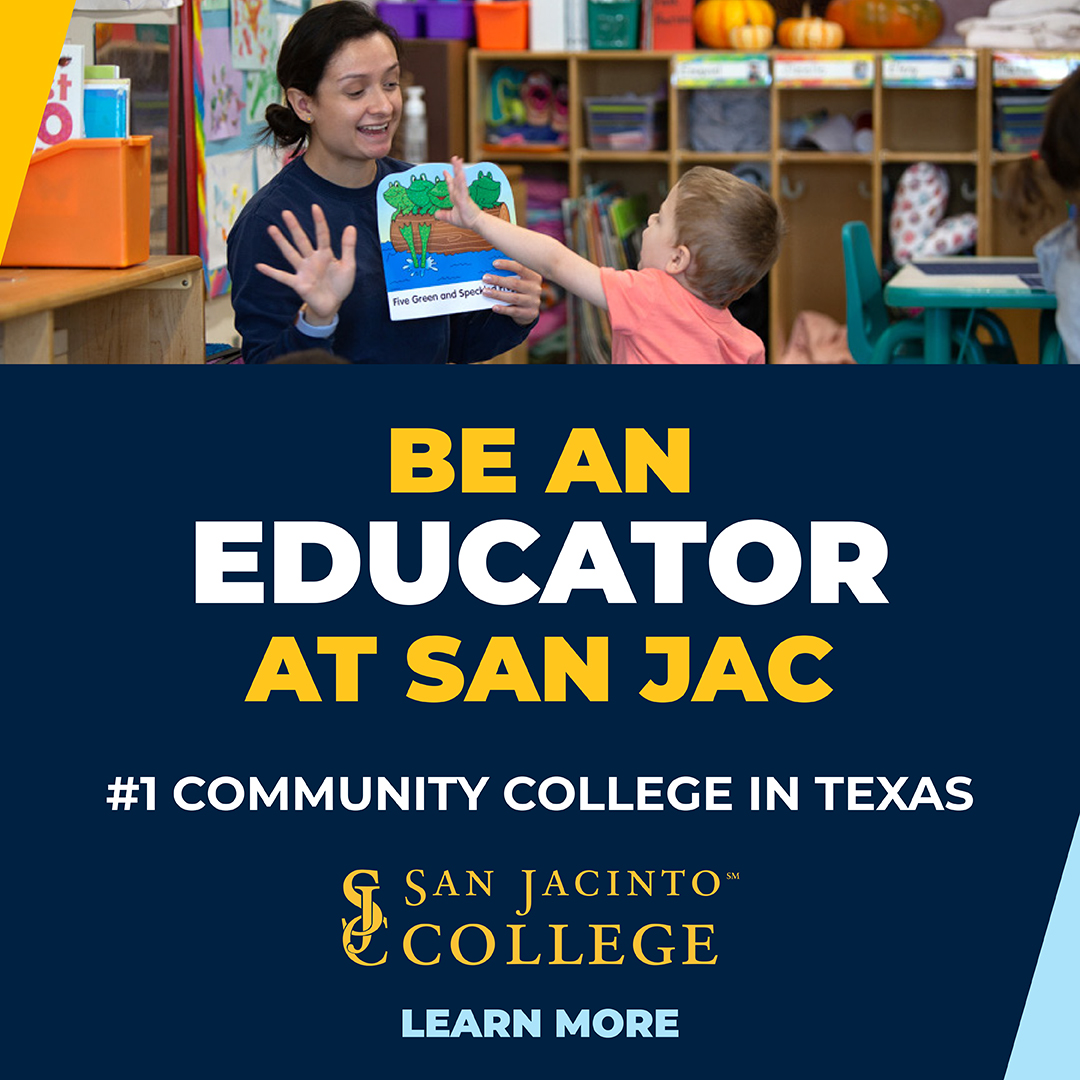 San Jacinto College Facebook ad: Make a Difference in Early Education