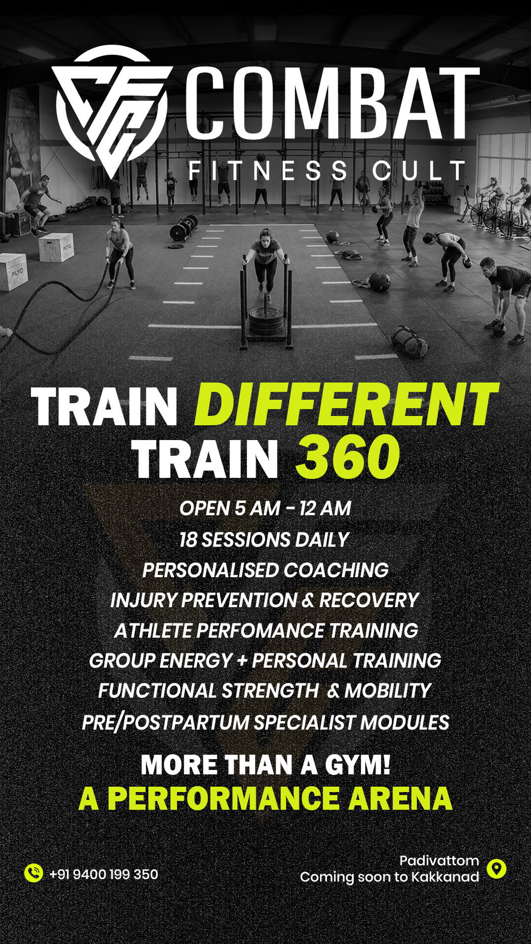 Combat Fitness Cult Global Facebook ad from Mar 12, 2026