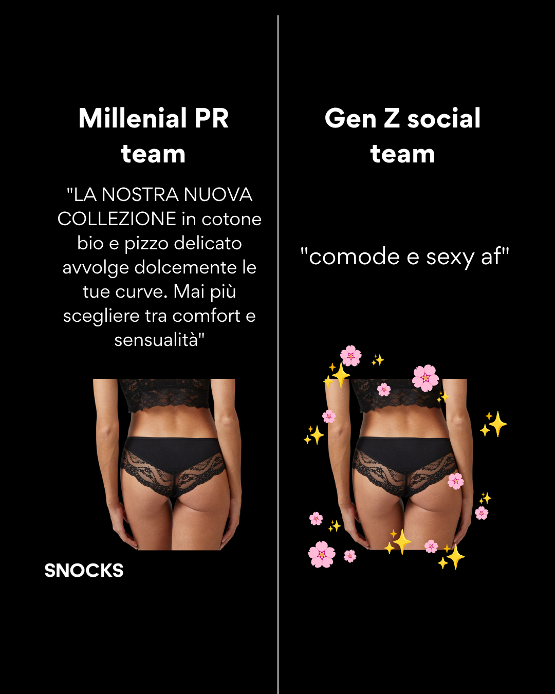 Snocks Facebook ad