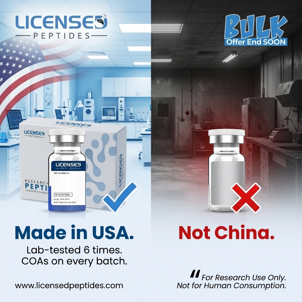 Licensed Peptides Facebook ad