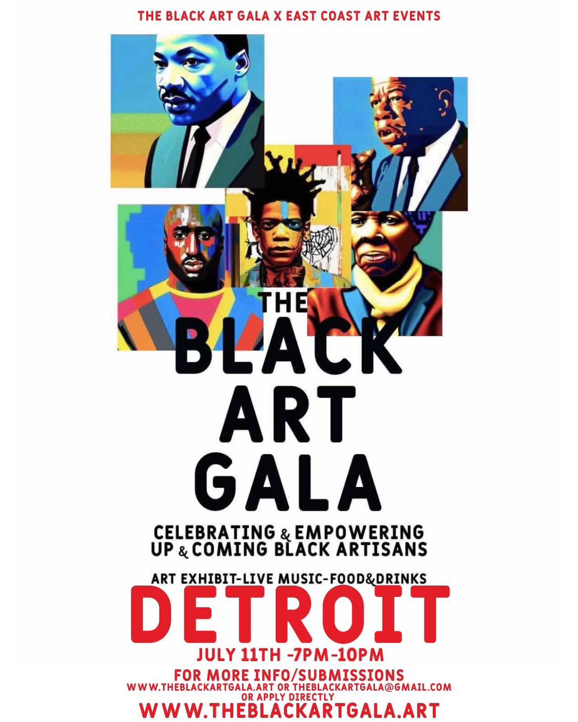 The Black Art Gala Facebook ad: NOW ACCEPTING ARTISTS & VENDORS!