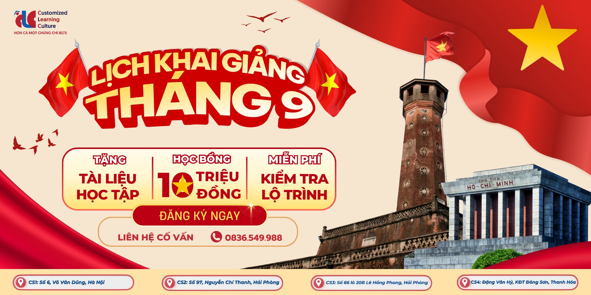 IELTS CLC Facebook ad