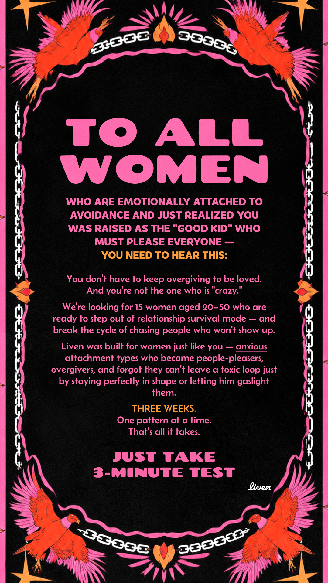 Olivia Parker Facebook ad