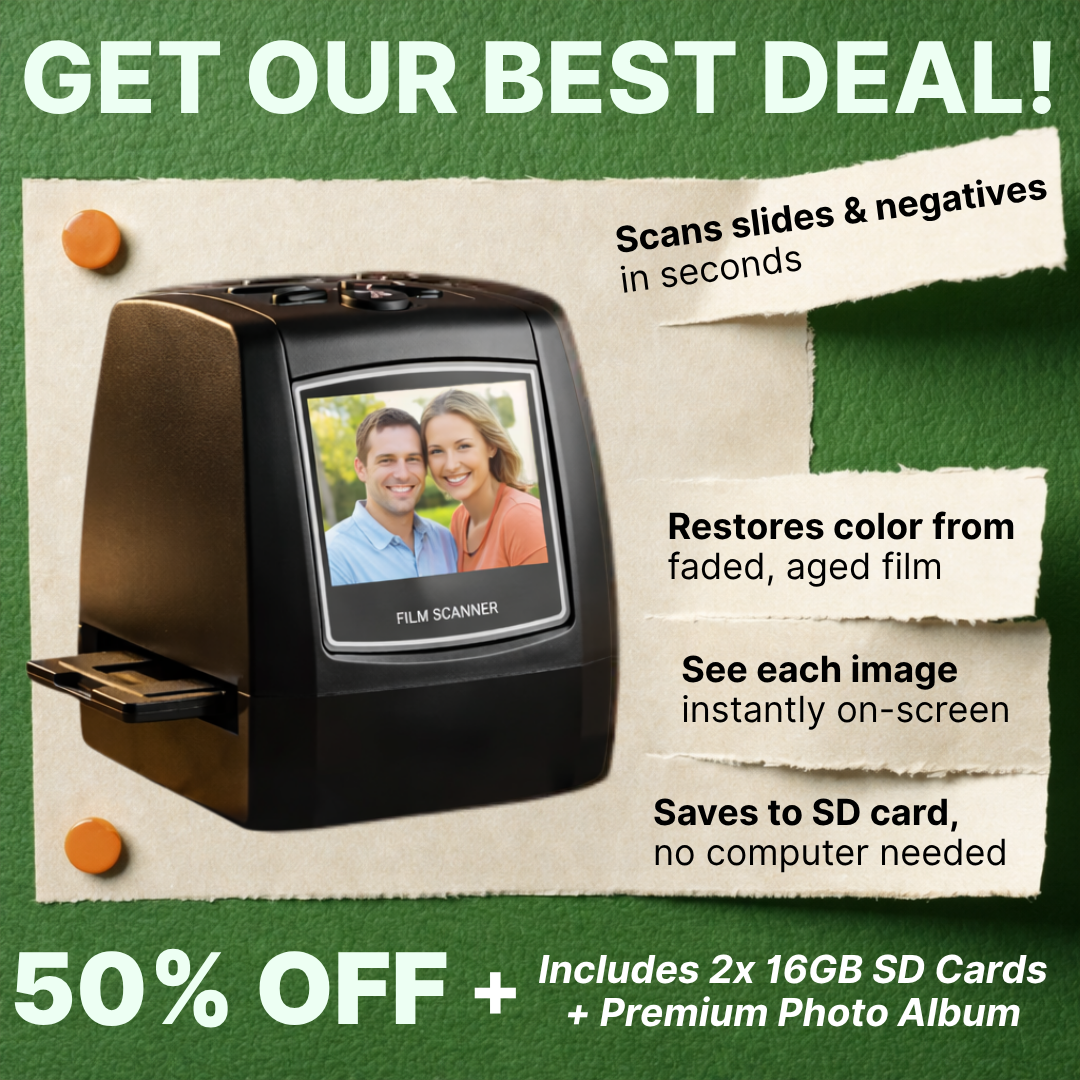 The MemoryVault Box Facebook ad