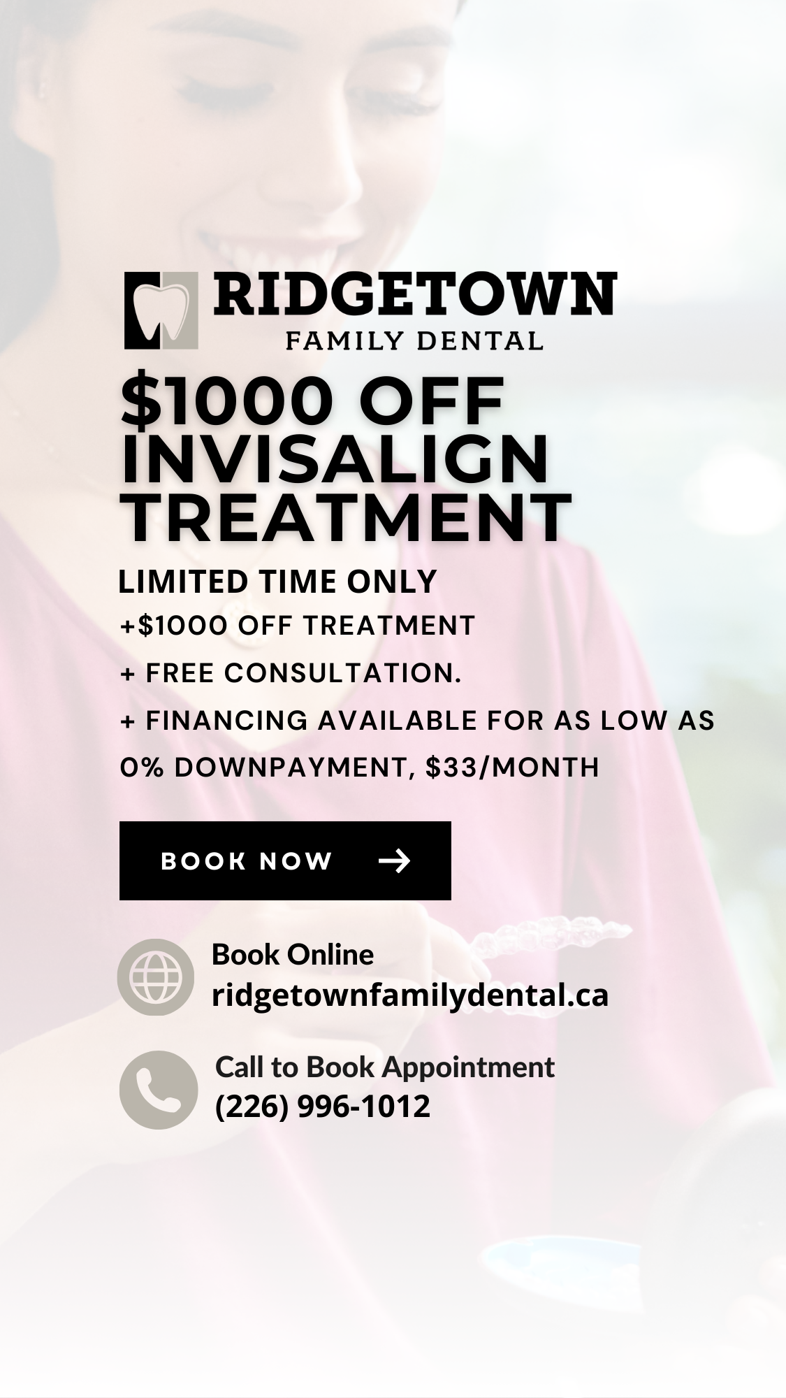 Ridgetown Family Dental Facebook ad